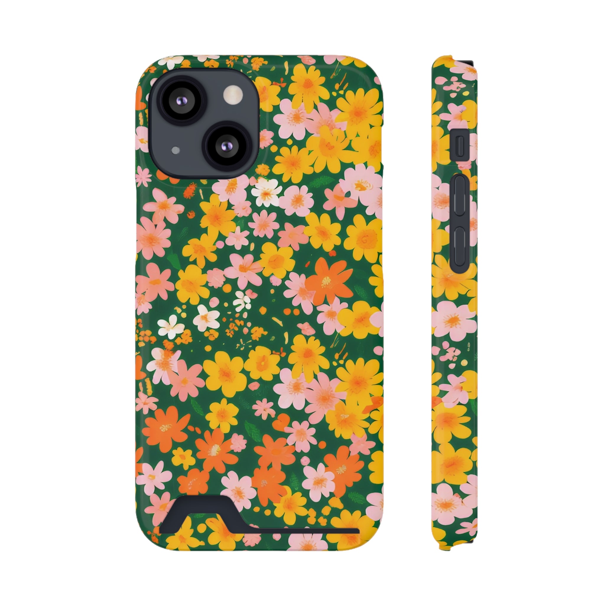 Phone Case With Card Holder, Artsulli - Art is Long, Life is Short, Phone Case, Size, iPhone 13 Mini, Surface, Glossy, Shape, Without gift packaging, 30445863343764181467