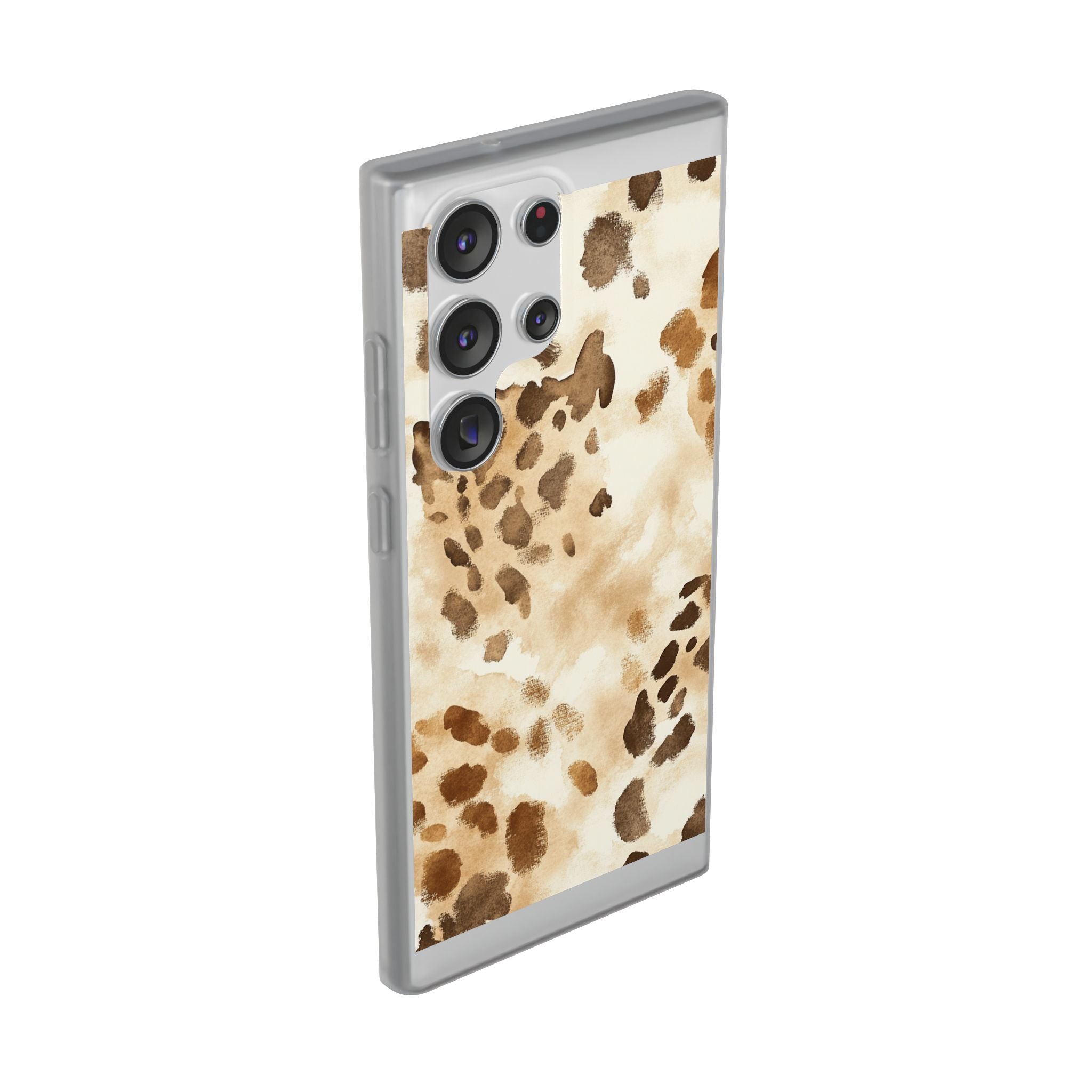 Brown and Beige Watercolor Dalmatian Phone Case, Artsulli - Art is Long, Life is Short, Phone Case, , , , , , ,