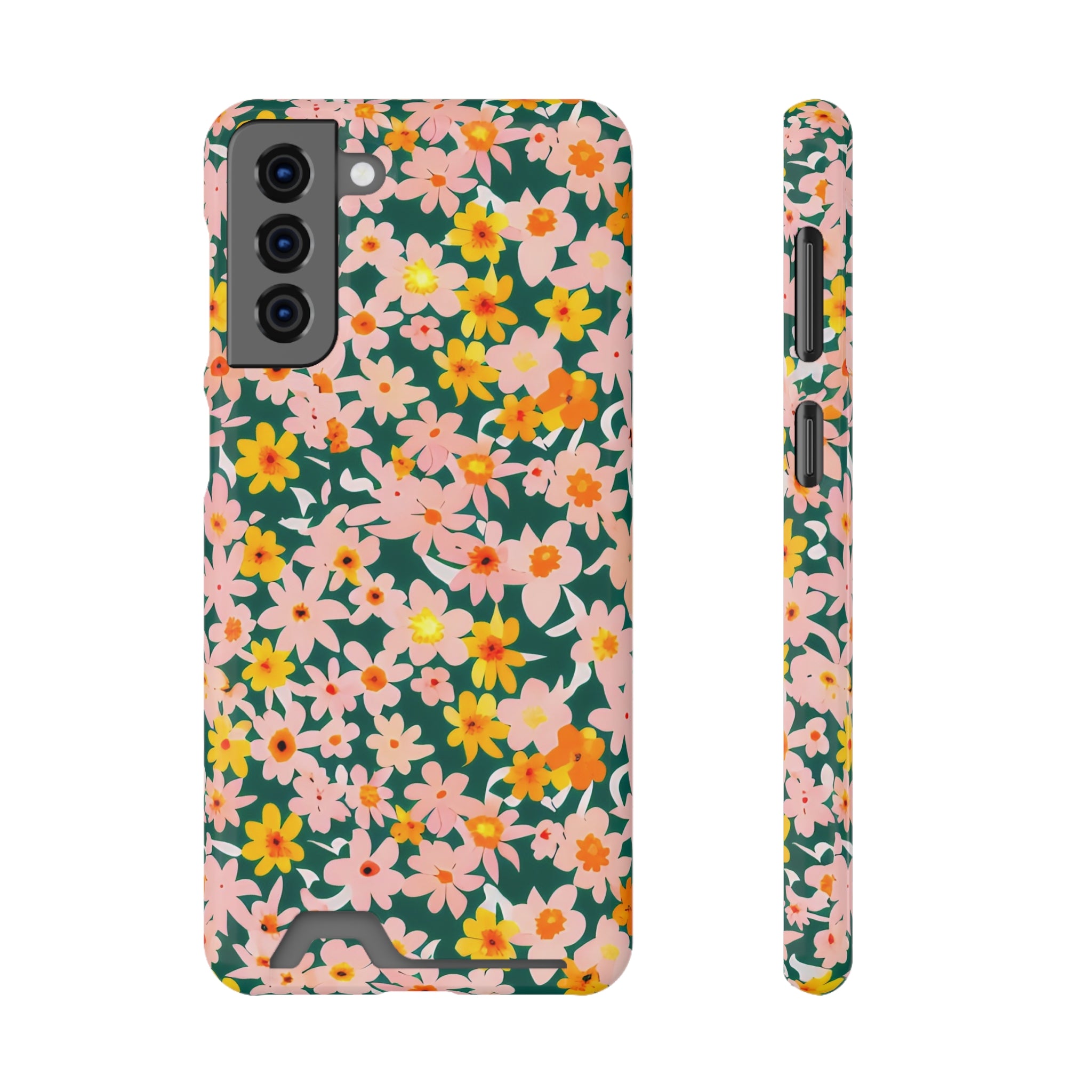 Phone Case With Card Holder, Artsulli - Art is Long, Life is Short, Phone Case, Size, Samsung Galaxy S21 Plus, Surface, Glossy, Shape, With gift packaging, 21747598072182090196