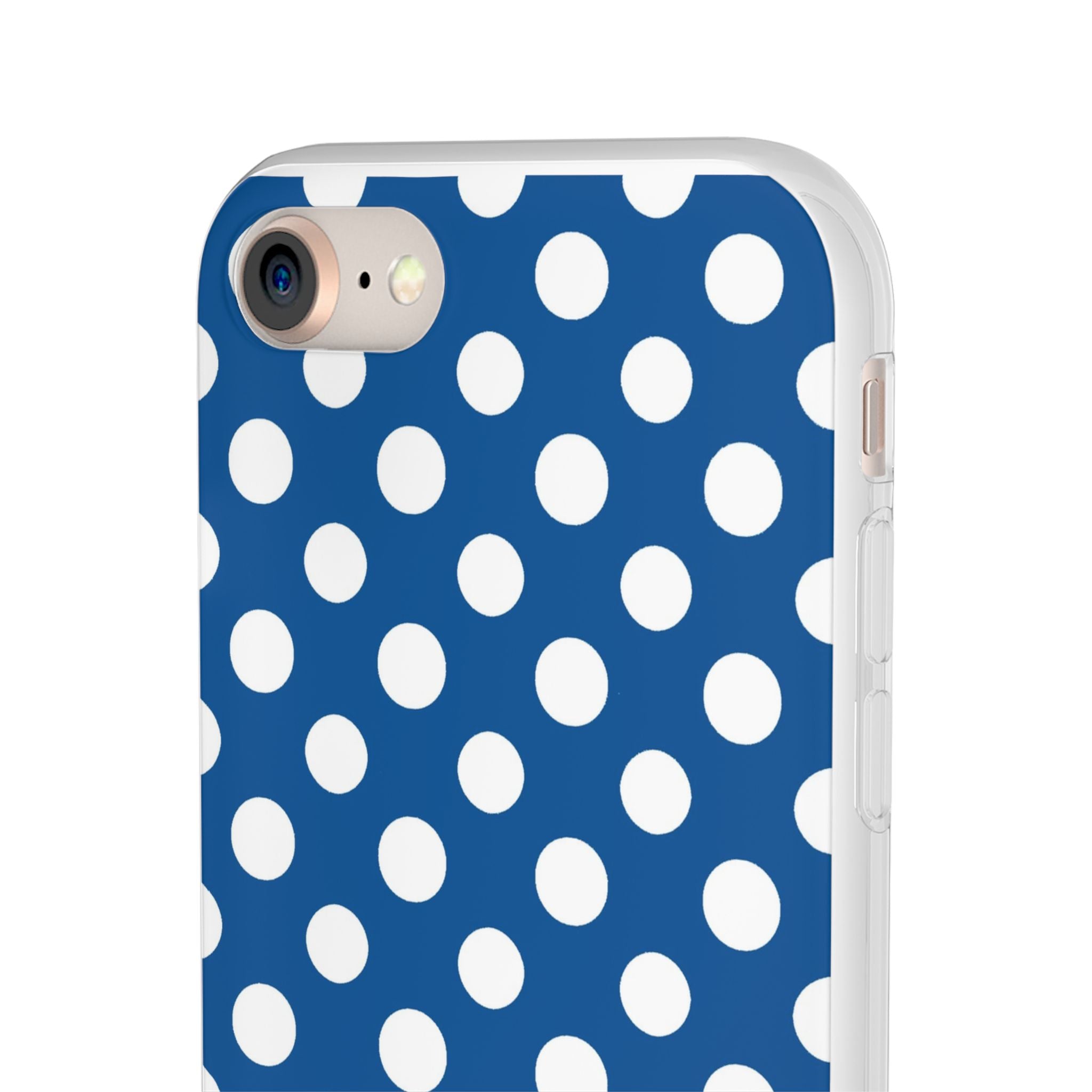 Blue and White Polka Dot iPhone Case, Artsulli - Art is Long, Life is Short, Phone Case, , , , , , ,