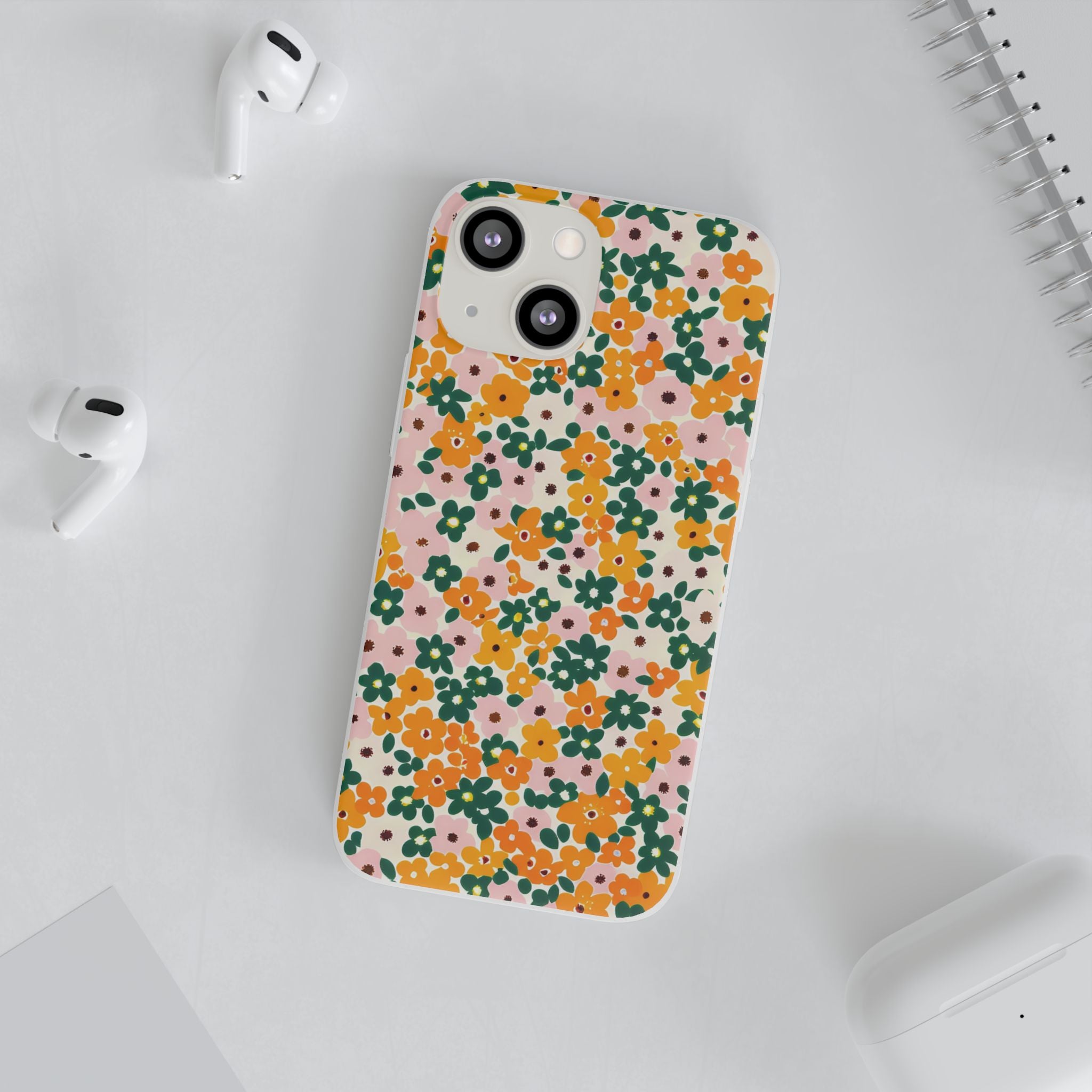 Vibrant Floral Flexi Case, Artsulli - Art is Long, Life is Short, Phone Case, , , , , , ,