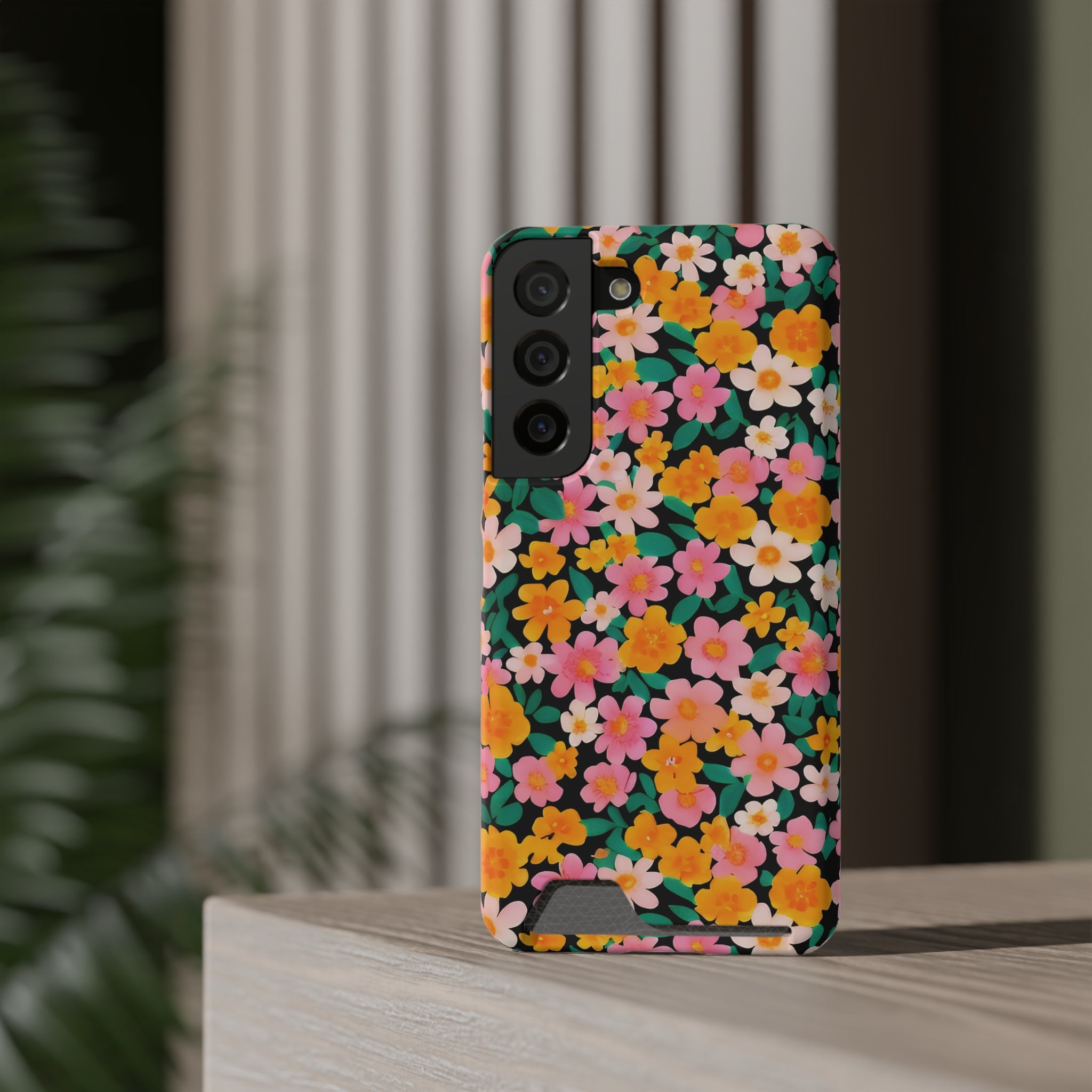 Phone Case With Card Holder, Artsulli - Art is Long, Life is Short, Phone Case, , , , , , ,
