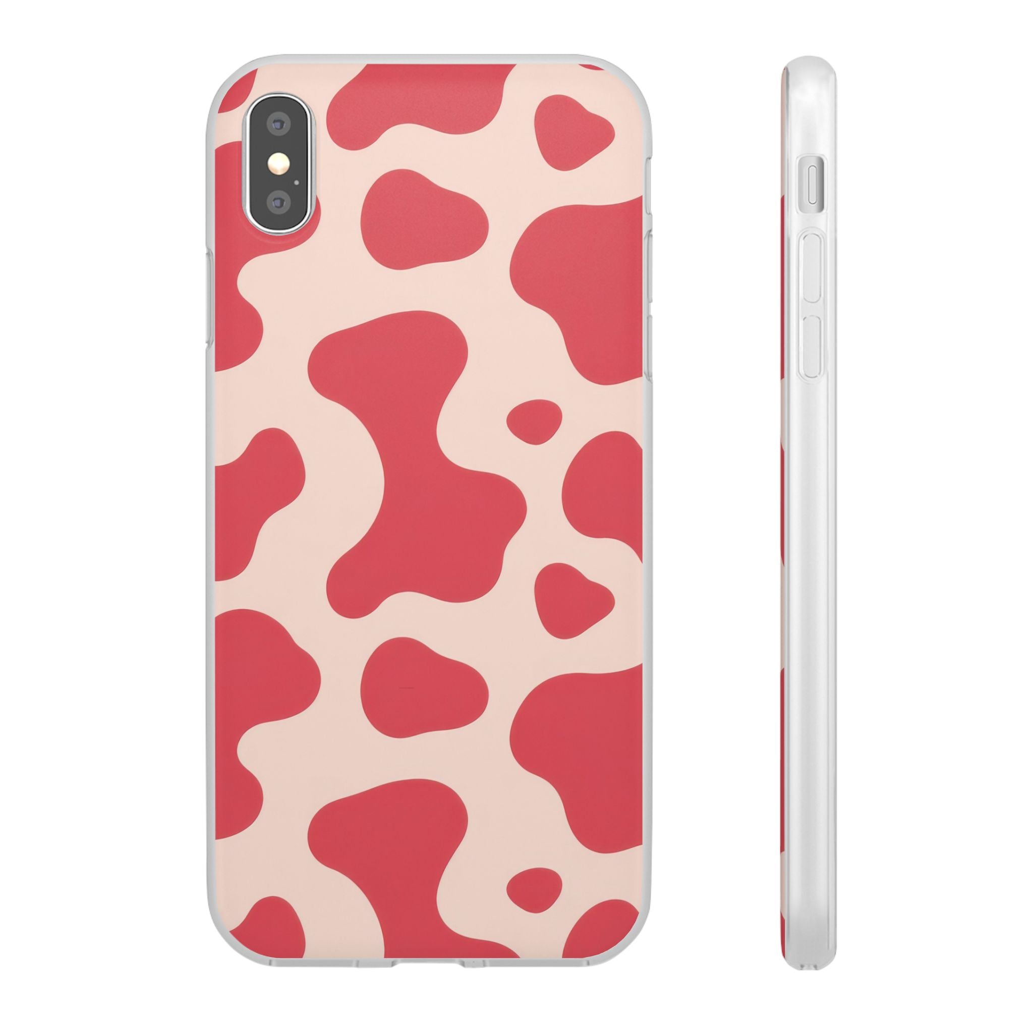 Red Jungle Cow Flexi Cases, Artsulli - Art is Long, Life is Short, Phone Case, Size, iPhone XS MAX with gift packaging, , , , , 29845886025996371303