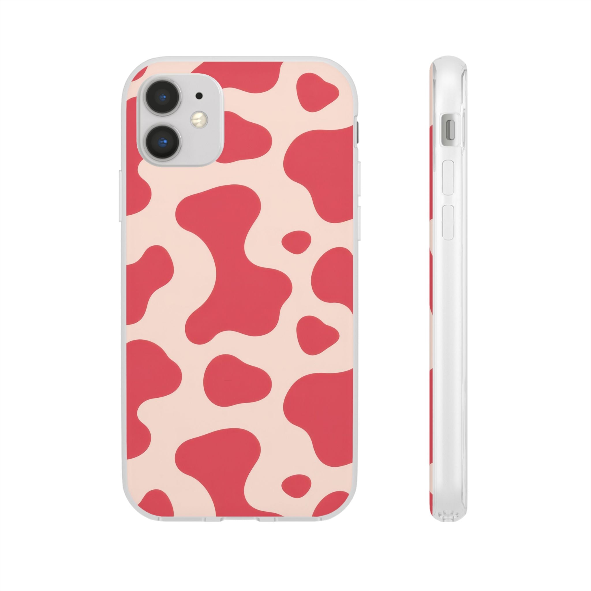 Red Jungle Cow Flexi Cases, Artsulli - Art is Long, Life is Short, Phone Case, Size, iPhone 11 with gift packaging, , , , , 28658575023803561964