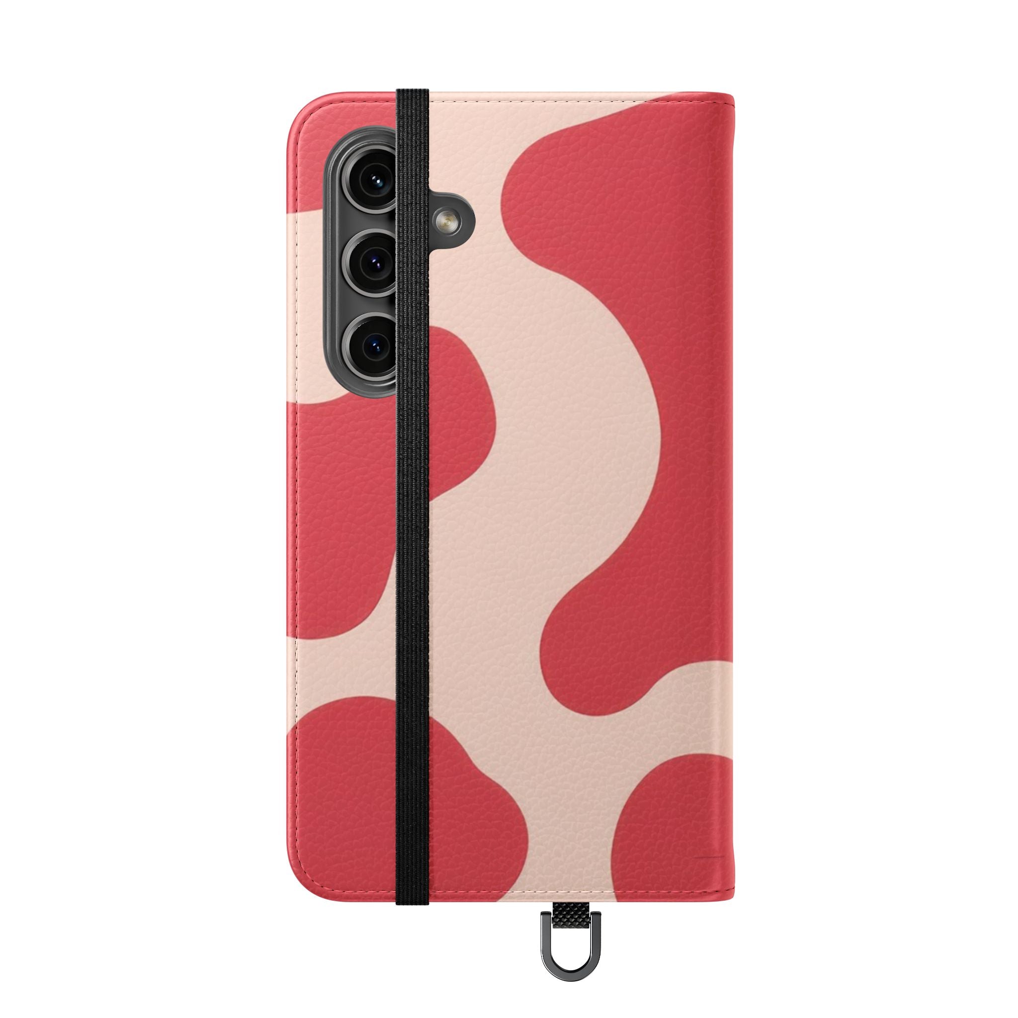 Red Jungle Cow Flip Cases, Artsulli - Art is Long, Life is Short, Phone Case, , , , , , ,