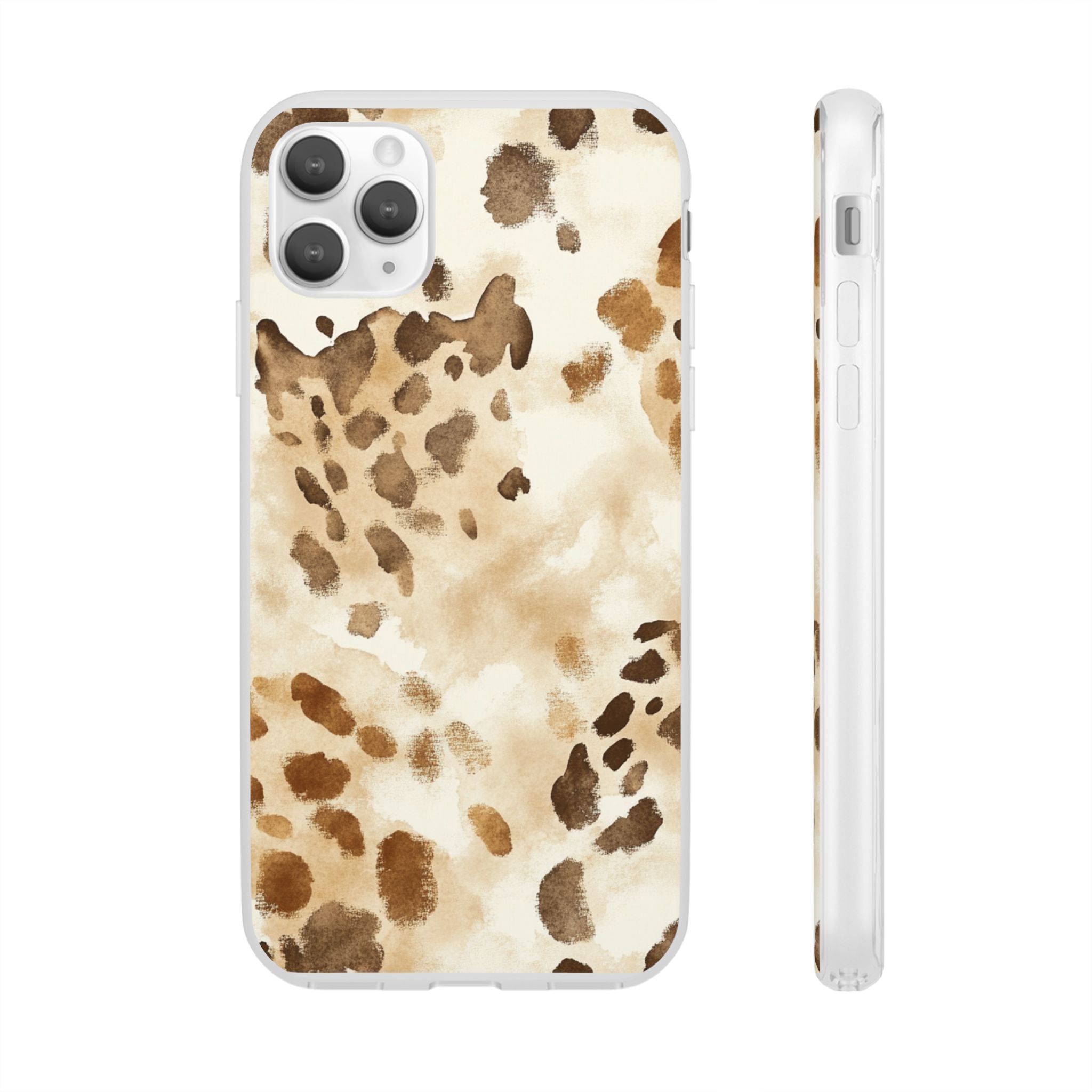 Brown and Beige Watercolor Dalmatian Phone Case, Artsulli - Art is Long, Life is Short, Phone Case, Size, iPhone 11 Pro Max, , , , , 88135871762742330419