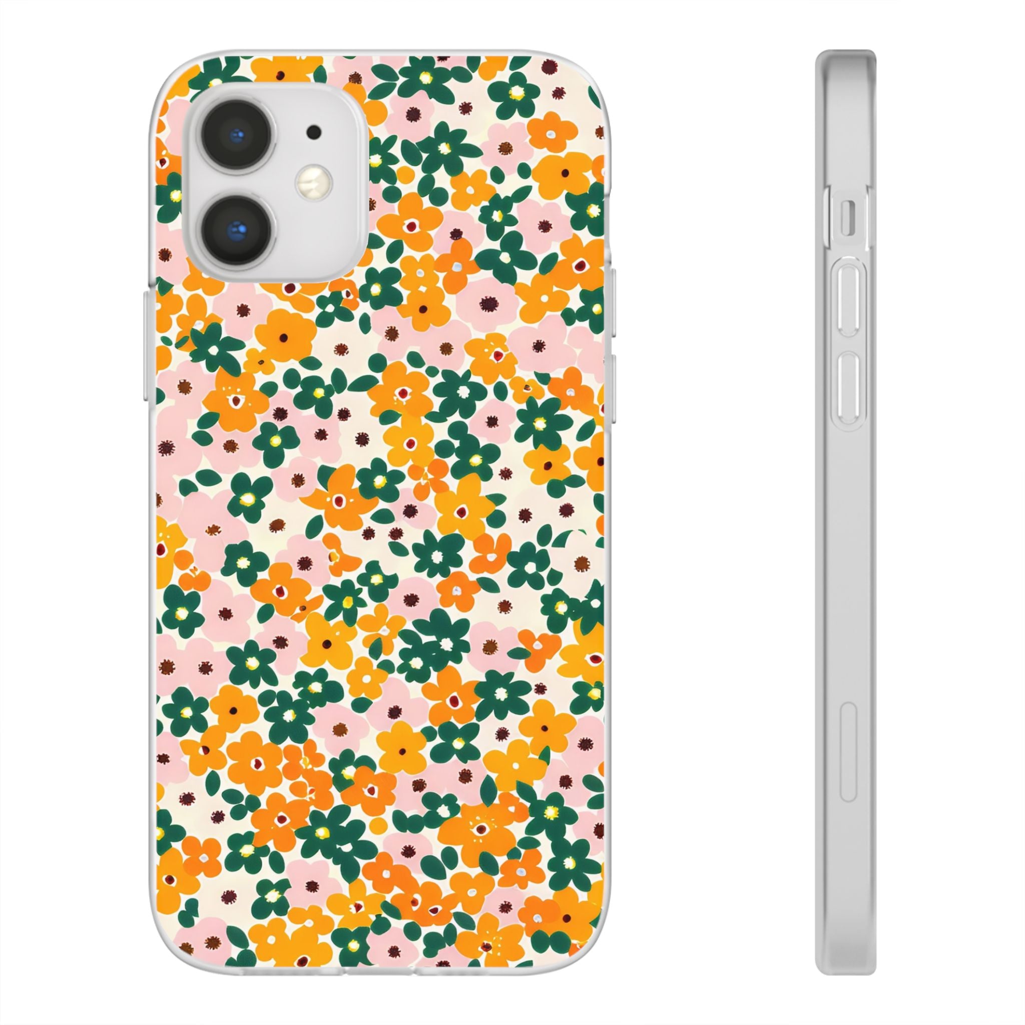 Vibrant Floral Flexi Case, Artsulli - Art is Long, Life is Short, Phone Case, Size, iPhone 12 with gift packaging, , , , , 69297178397398204251