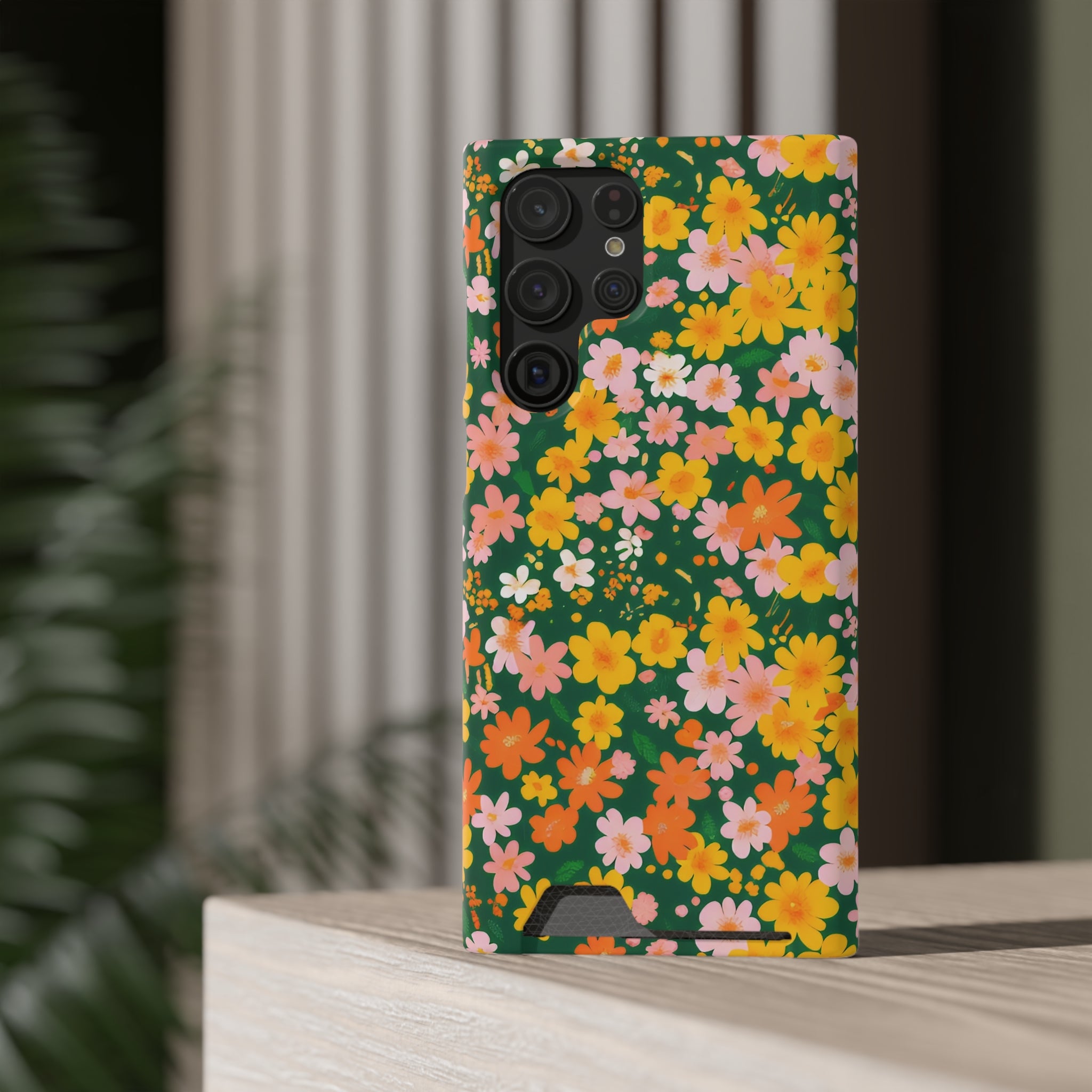 Phone Case With Card Holder, Artsulli - Art is Long, Life is Short, Phone Case, , , , , , ,