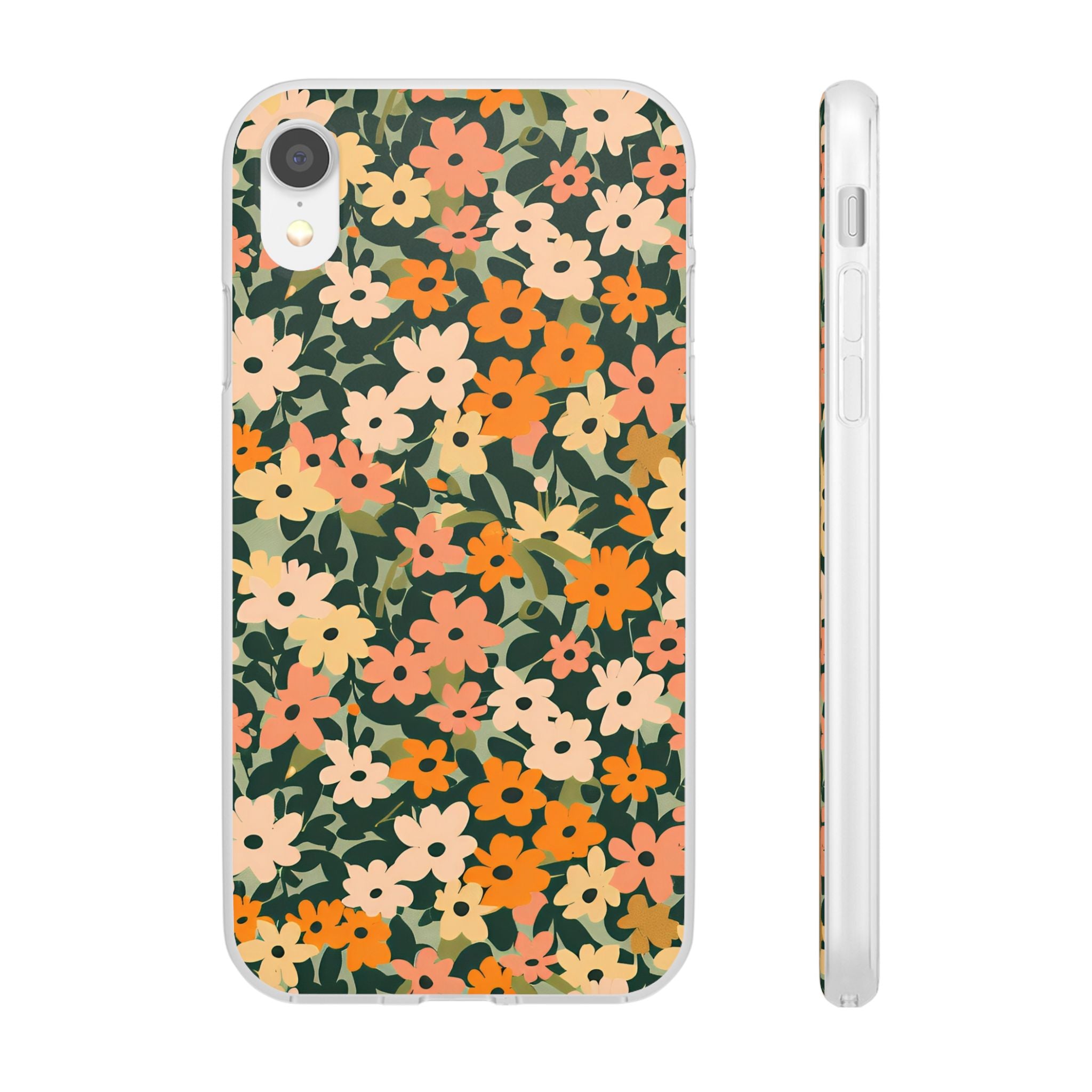 Vibrant Floral Clear Phone Case, Artsulli - Art is Long, Life is Short, Phone Case, Size, iPhone XR with gift packaging, , , , , 12060718704555890579