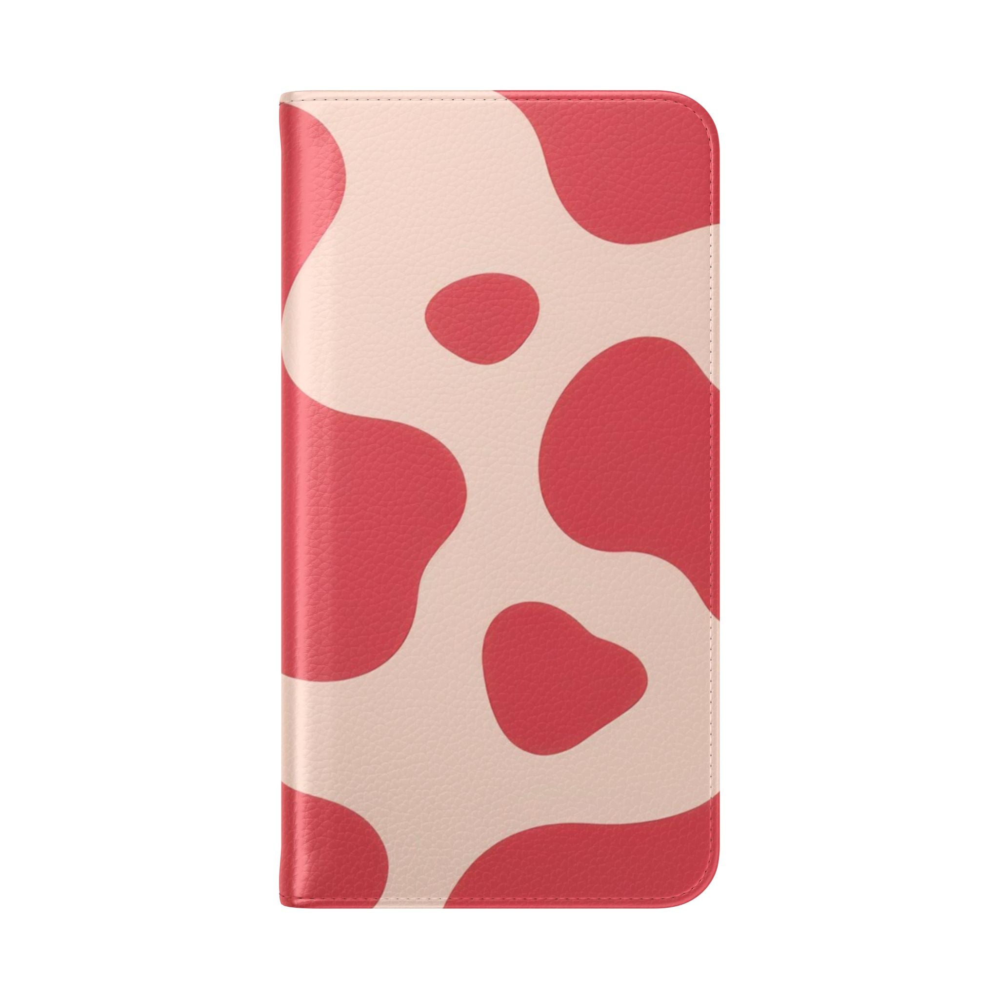 Red Jungle Cow Flip Cases, Artsulli - Art is Long, Life is Short, Phone Case, , , , , , ,