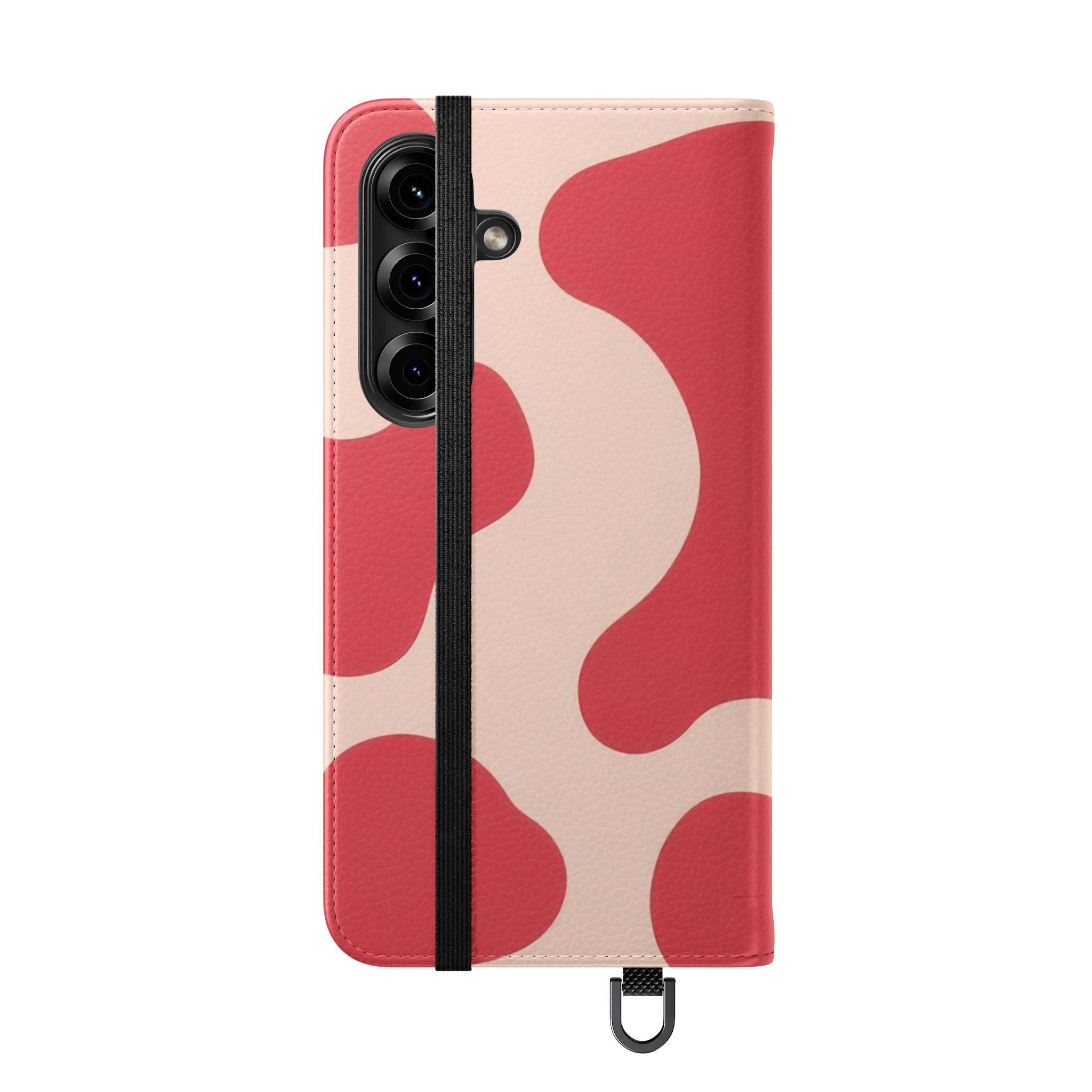 Red Jungle Cow Flip Cases, Artsulli - Art is Long, Life is Short, Phone Case, , , , , , ,