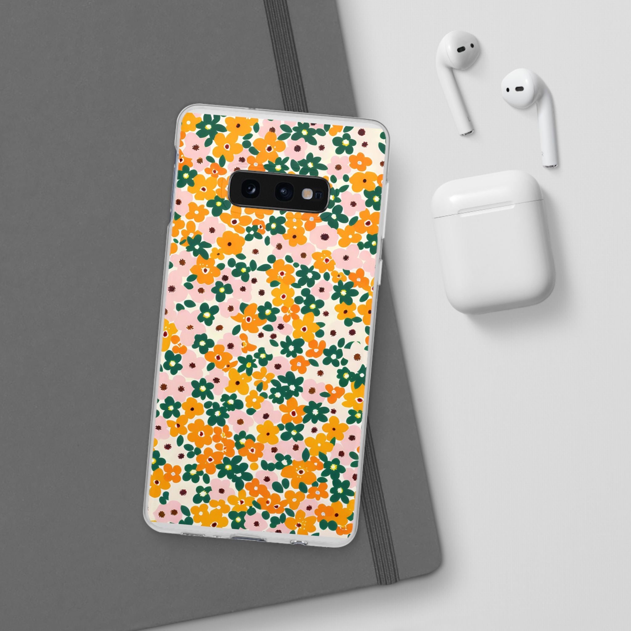Vibrant Floral Flexi Case, Artsulli - Art is Long, Life is Short, Phone Case, , , , , , ,