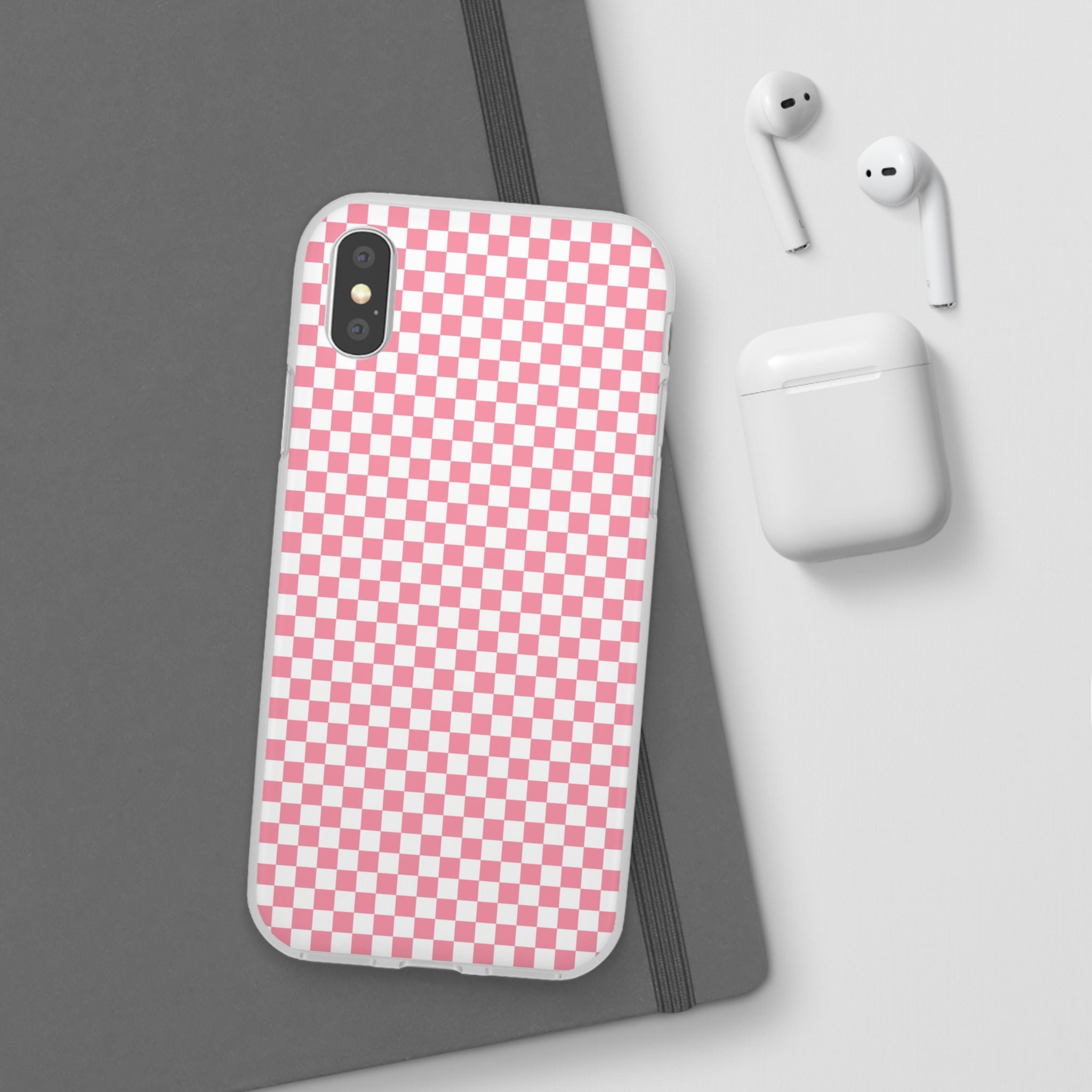 Brigandine Checkered Scene Flexi Cases, Artsulli - Art is Long, Life is Short, Phone Case, , , , , , ,