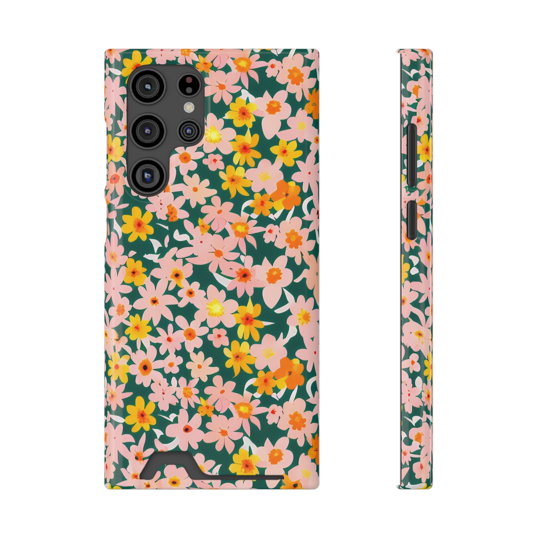 Phone Case With Card Holder, Artsulli - Art is Long, Life is Short, Phone Case, Size, Samsung Galaxy S22 Ultra, Surface, Glossy, Shape, With gift packaging, 16622662475533375862