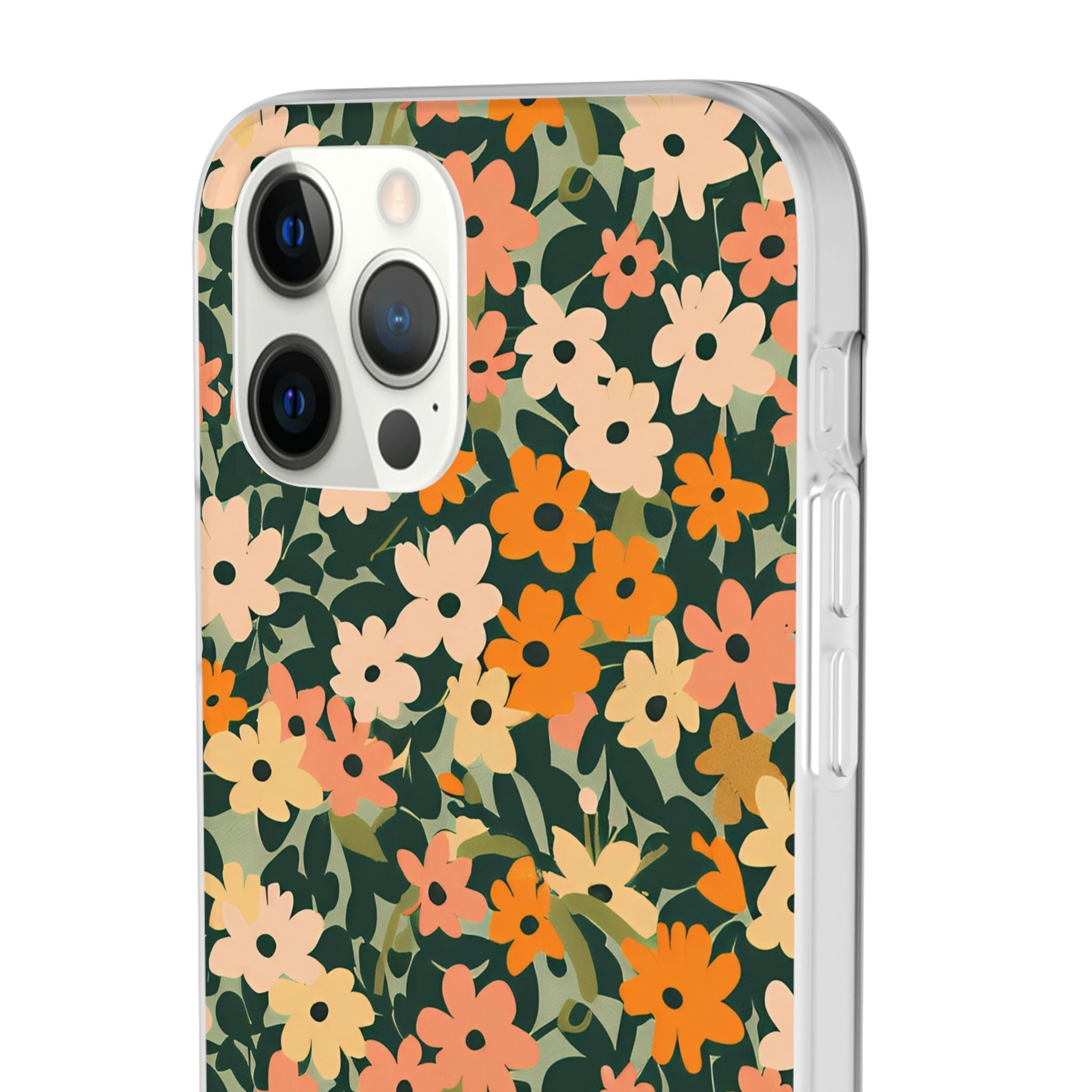 Vibrant Floral Clear Phone Case, Artsulli - Art is Long, Life is Short, Phone Case, , , , , , ,