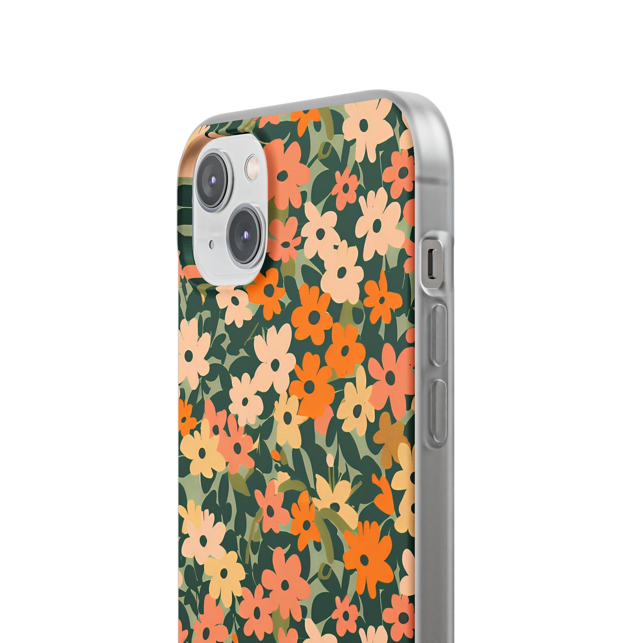Vibrant Floral Clear Phone Case, Artsulli - Art is Long, Life is Short, Phone Case, , , , , , ,