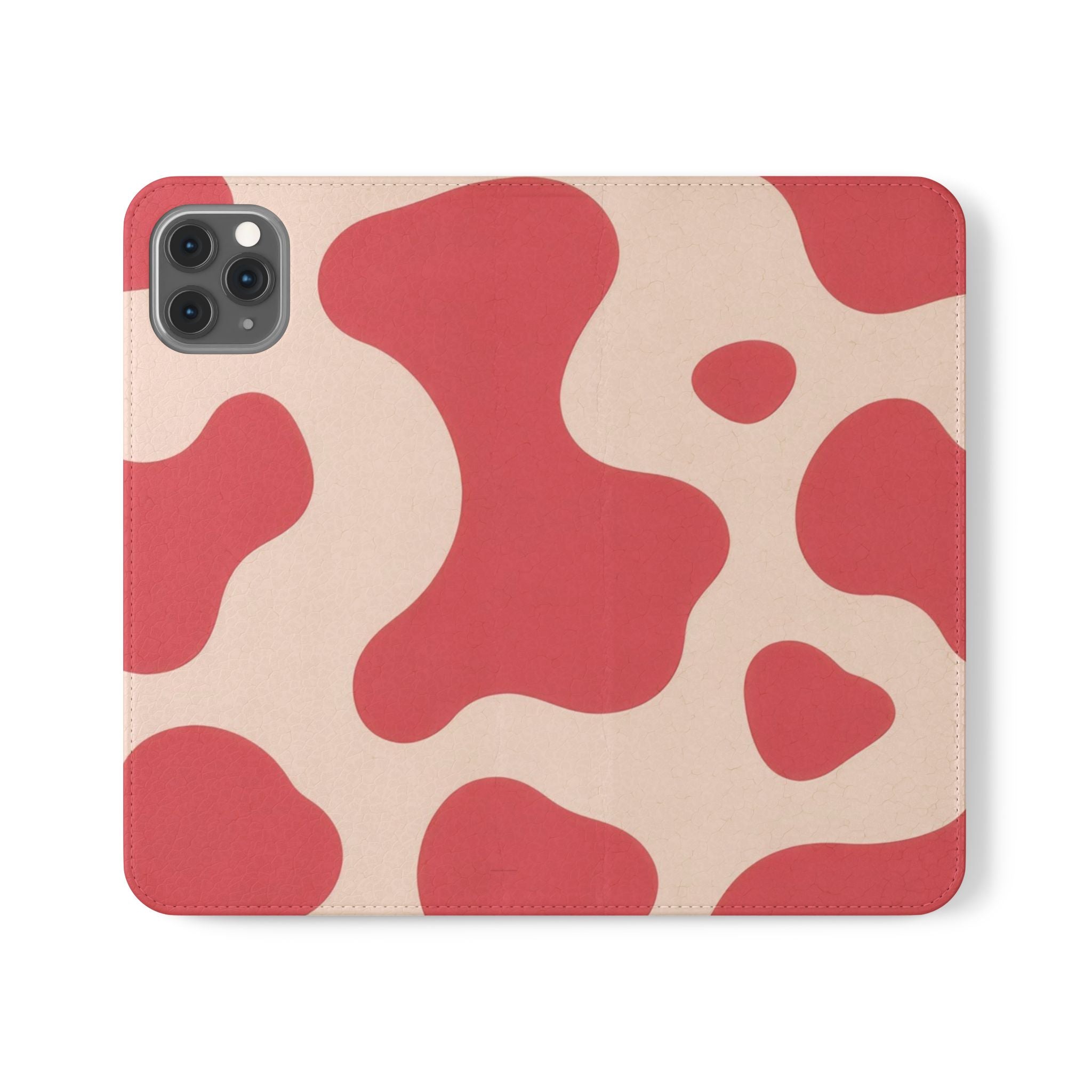 Red Jungle Cow Flip Cases, Artsulli - Art is Long, Life is Short, Phone Case, Size, iPhone 11 Pro Max, , , , , 23115353159286640168