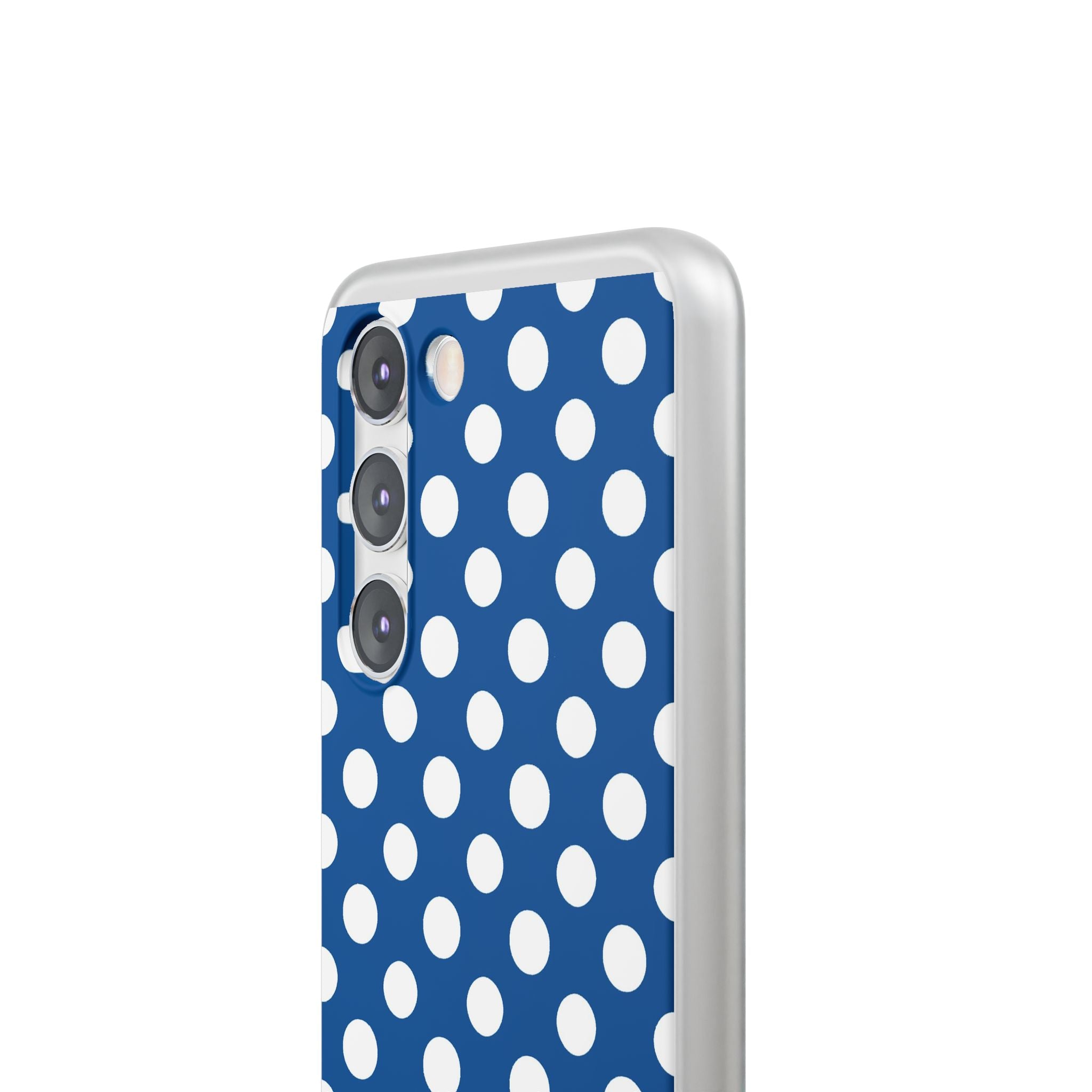 Blue and White Polka Dot iPhone Case, Artsulli - Art is Long, Life is Short, Phone Case, , , , , , ,