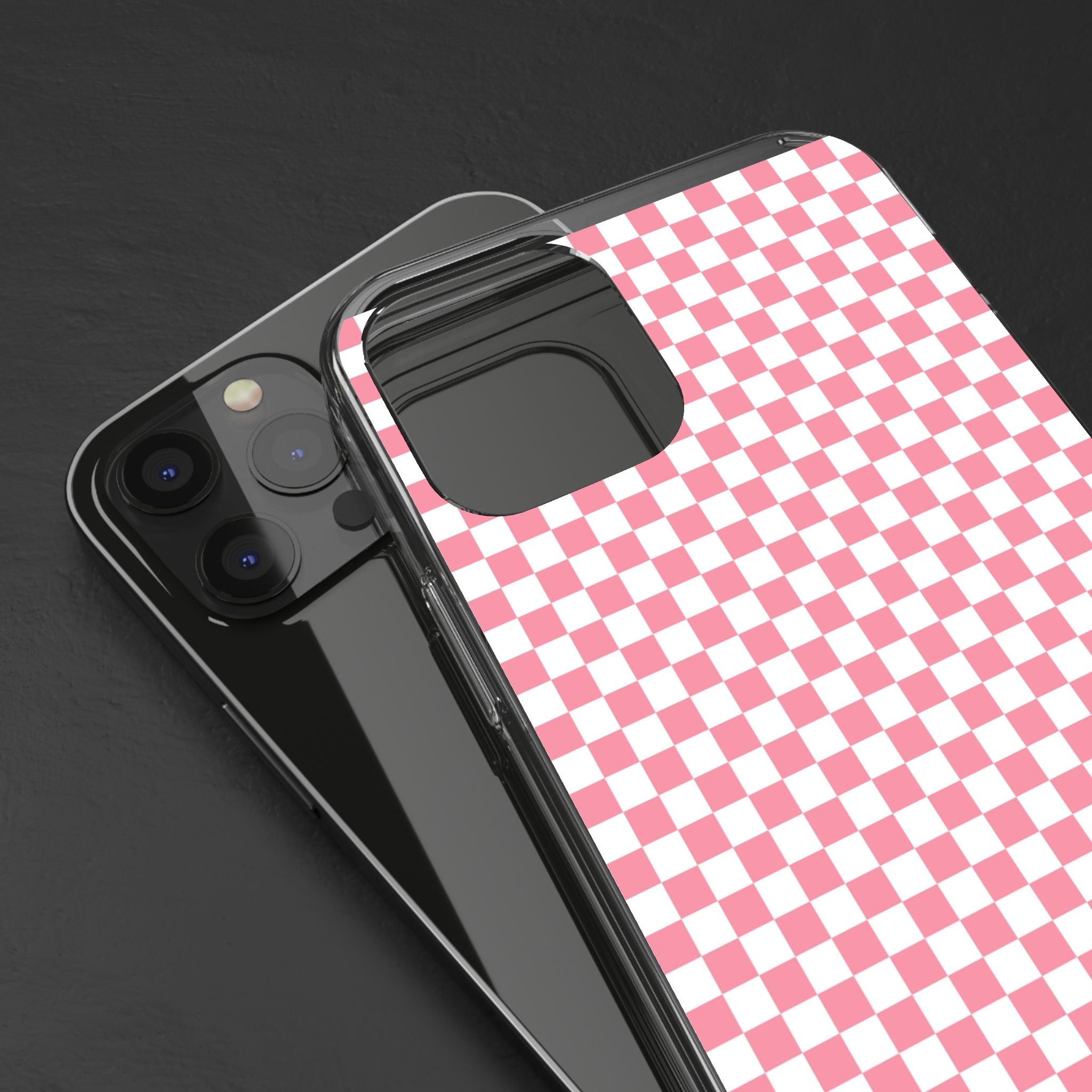 Brigandine Checkered Scene Clear Cases, Artsulli - Art is Long, Life is Short, Phone Case, , , , , , ,
