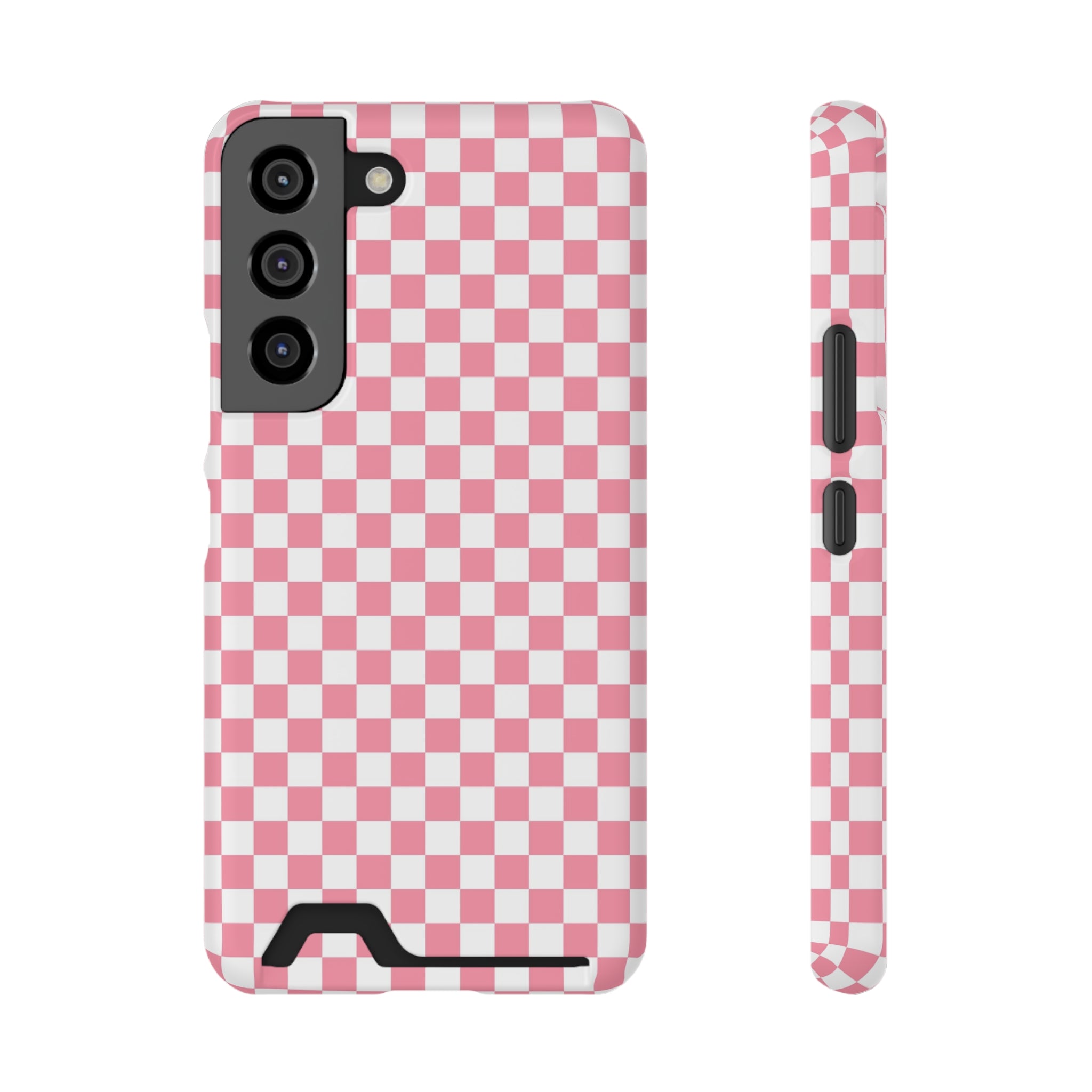 Brigandine Checkered Scene Phone Case With Card Holder, Artsulli - Art is Long, Life is Short, Phone Case, Size, Samsung Galaxy S22, Surface, Matte, Shape, With gift packaging, 33365836427107648094