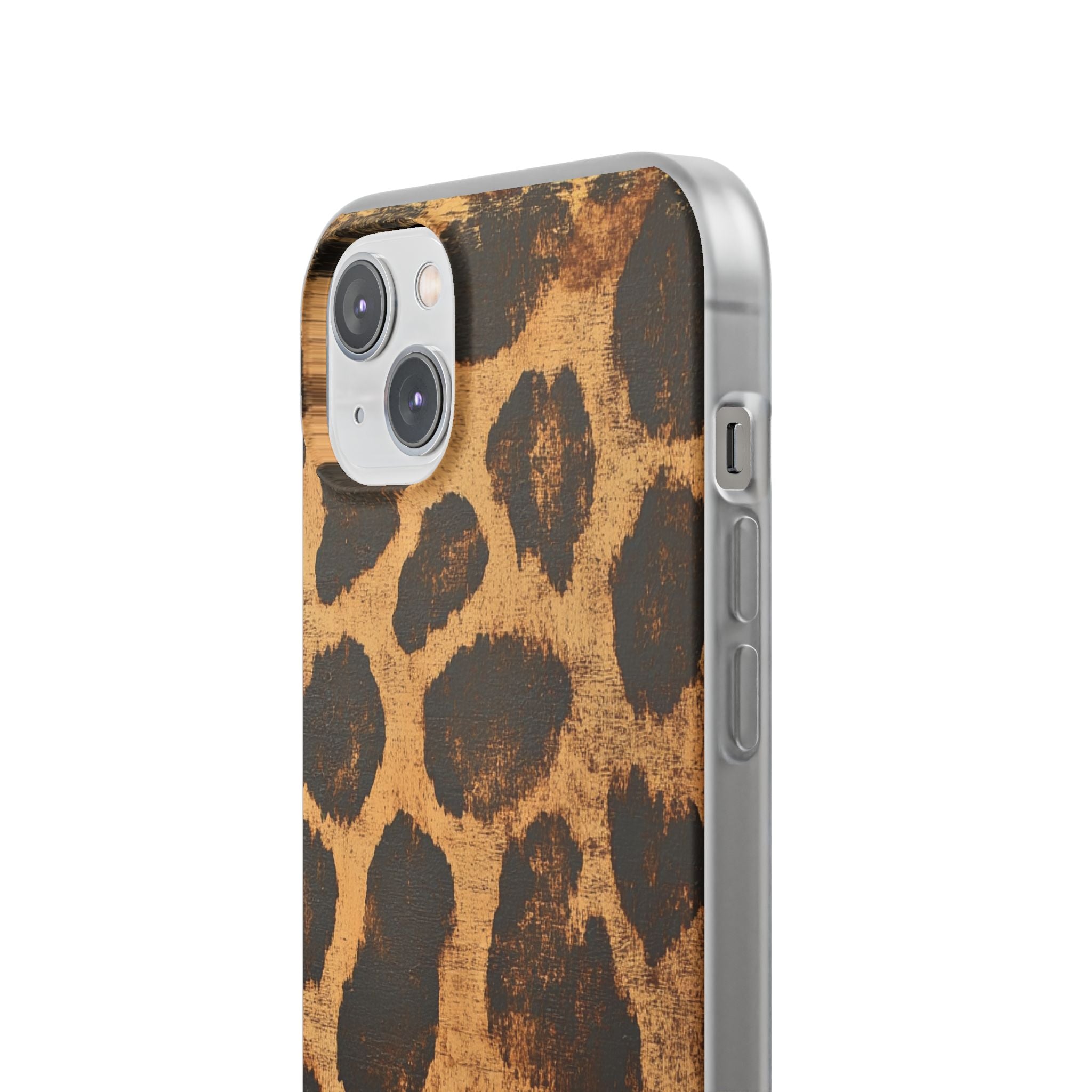 Brown Leopard Print iPhone Case, Artsulli - Art is Long, Life is Short, Phone Case, , , , , , ,