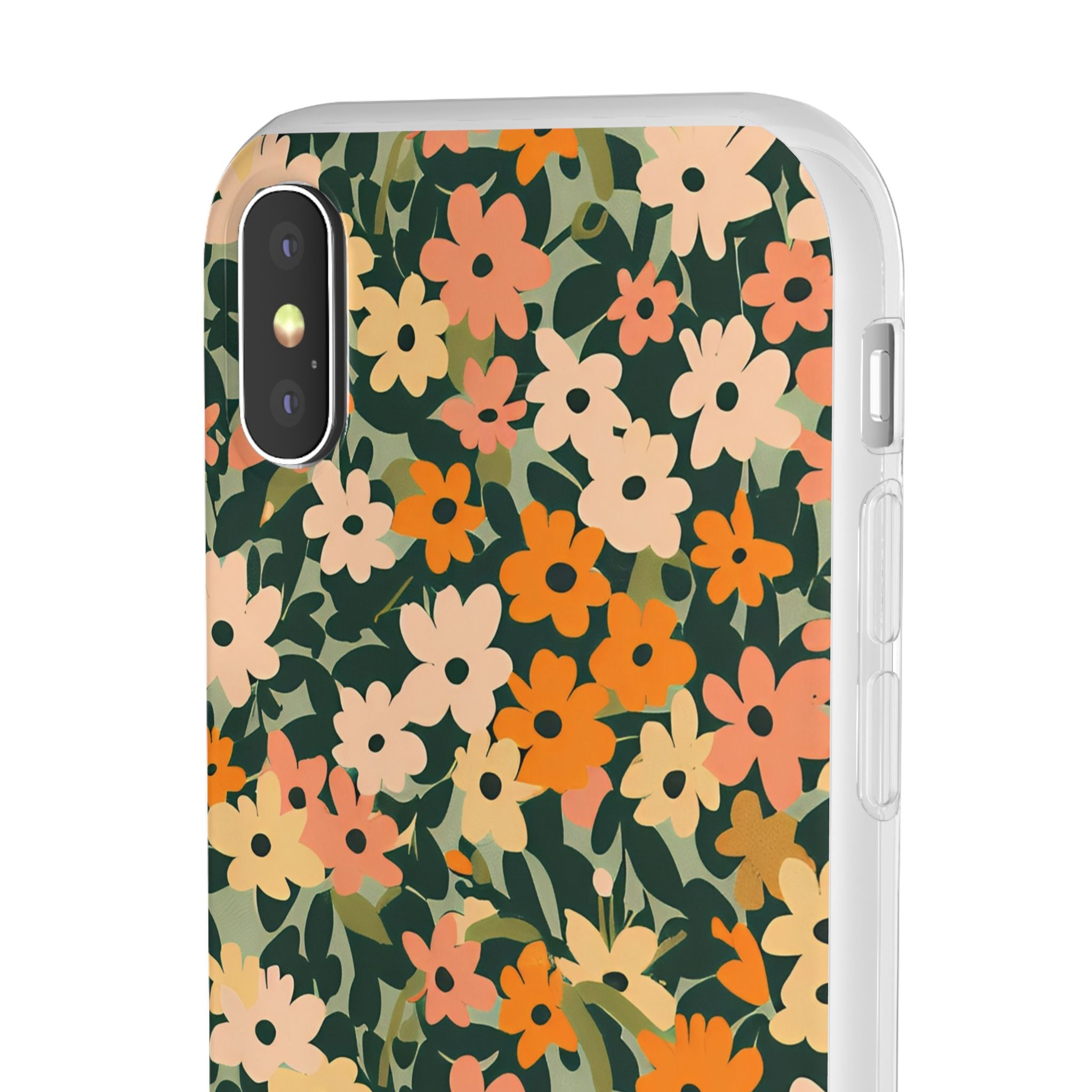 Vibrant Floral Clear Phone Case, Artsulli - Art is Long, Life is Short, Phone Case, , , , , , ,