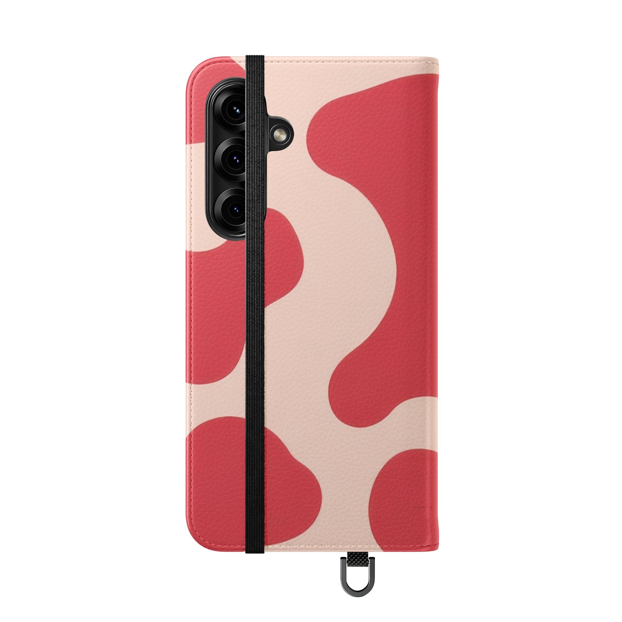 Red Jungle Cow Flip Cases, Artsulli - Art is Long, Life is Short, Phone Case, , , , , , ,