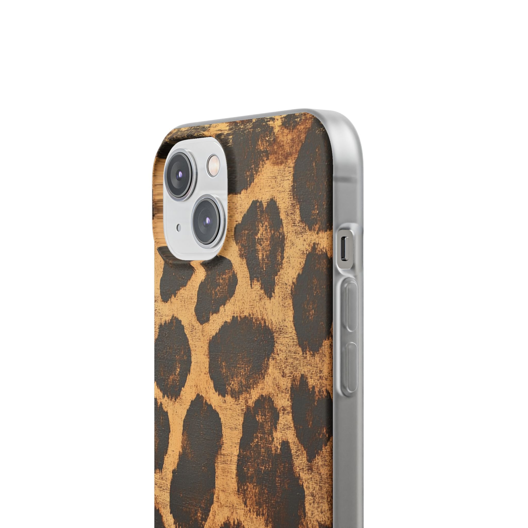 Brown Leopard Print iPhone Case, Artsulli - Art is Long, Life is Short, Phone Case, , , , , , ,