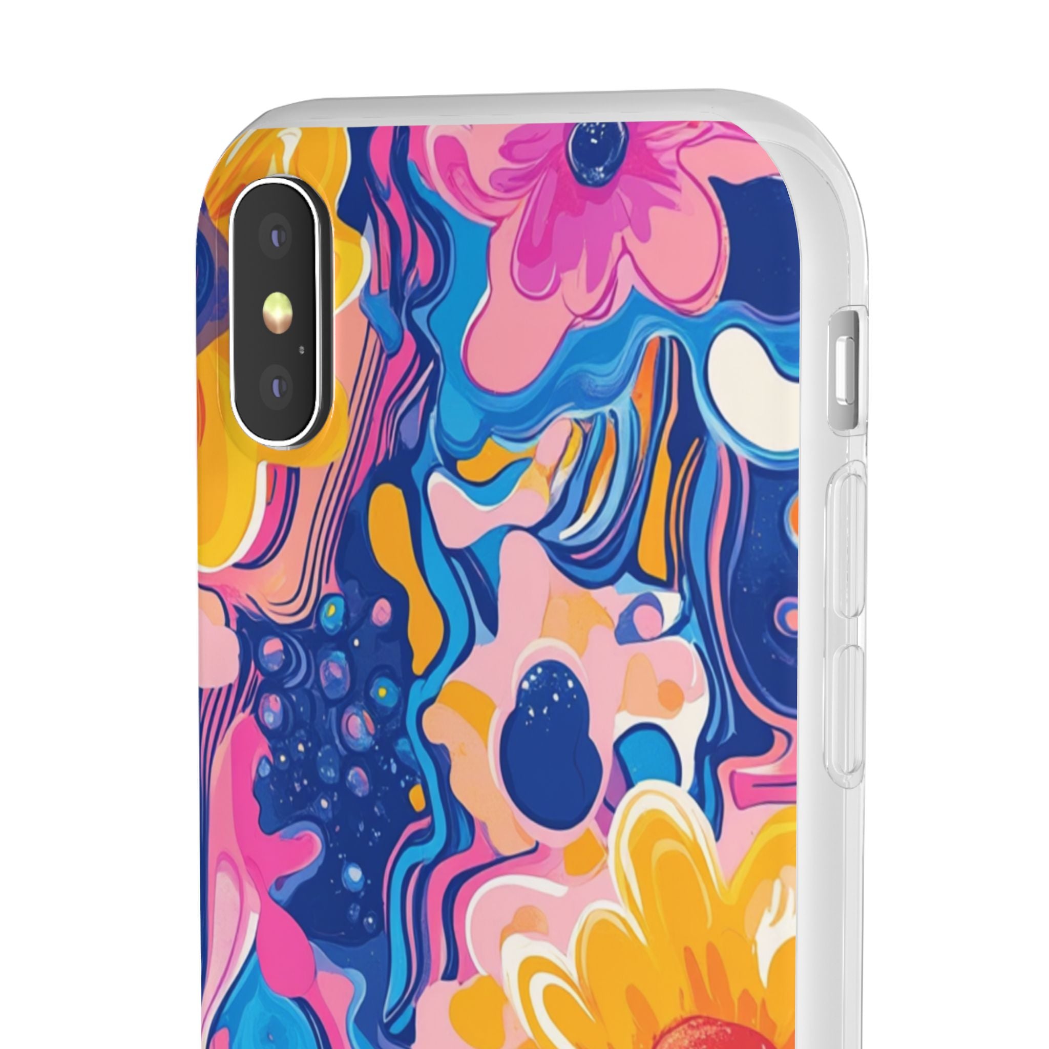 Psychedelic Floral iPhone Case, Artsulli - Art is Long, Life is Short, Phone Case, , , , , , ,