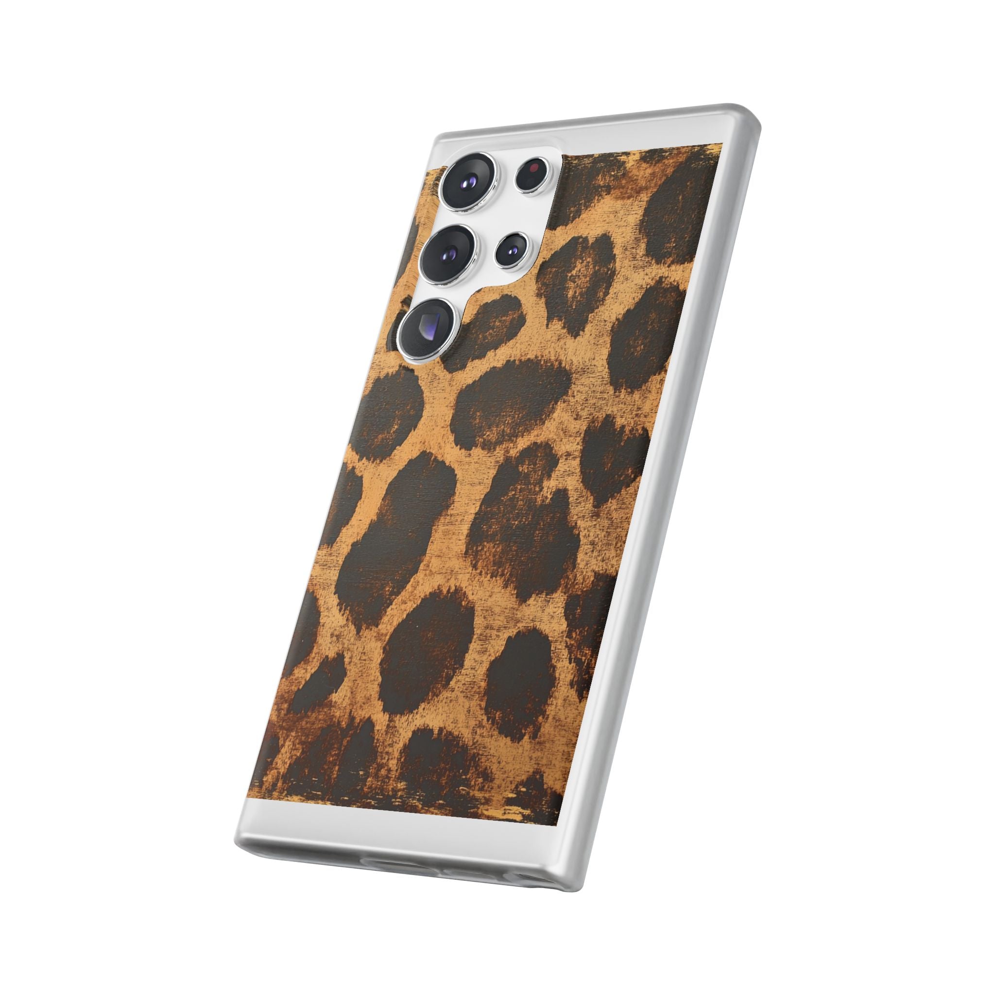 Brown Leopard Print iPhone Case, Artsulli - Art is Long, Life is Short, Phone Case, , , , , , ,