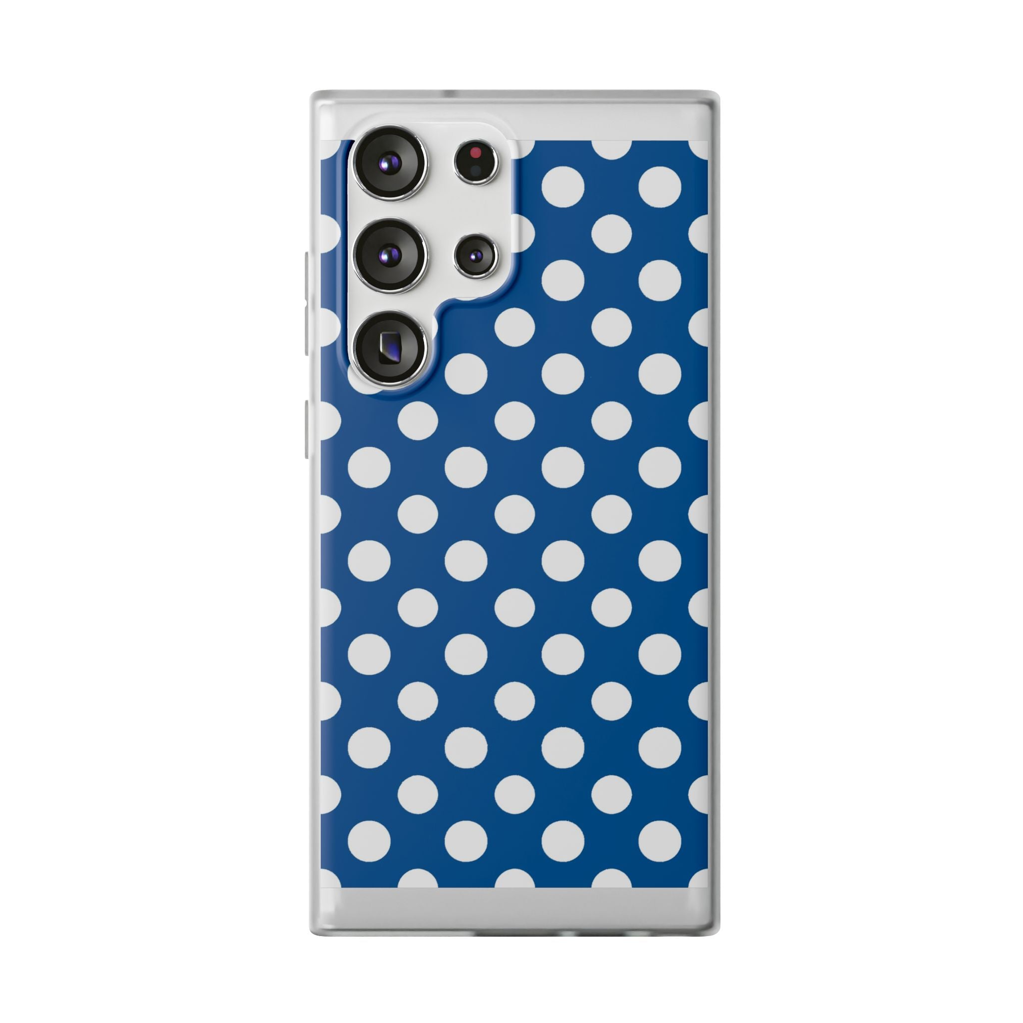 Blue and White Polka Dot iPhone Case, Artsulli - Art is Long, Life is Short, Phone Case, Size, Samsung Galaxy S23 Ultra, , , , , 20331410905580354700