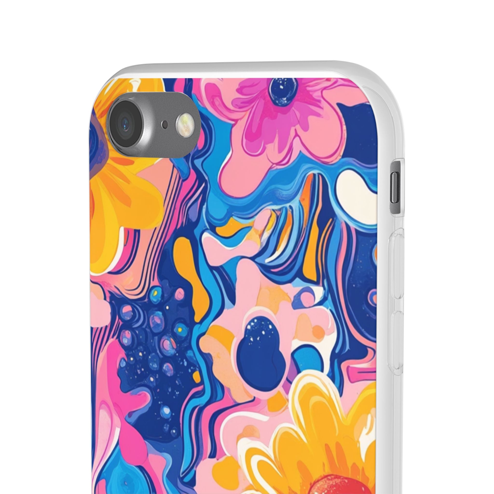 Psychedelic Floral iPhone Case, Artsulli - Art is Long, Life is Short, Phone Case, , , , , , ,