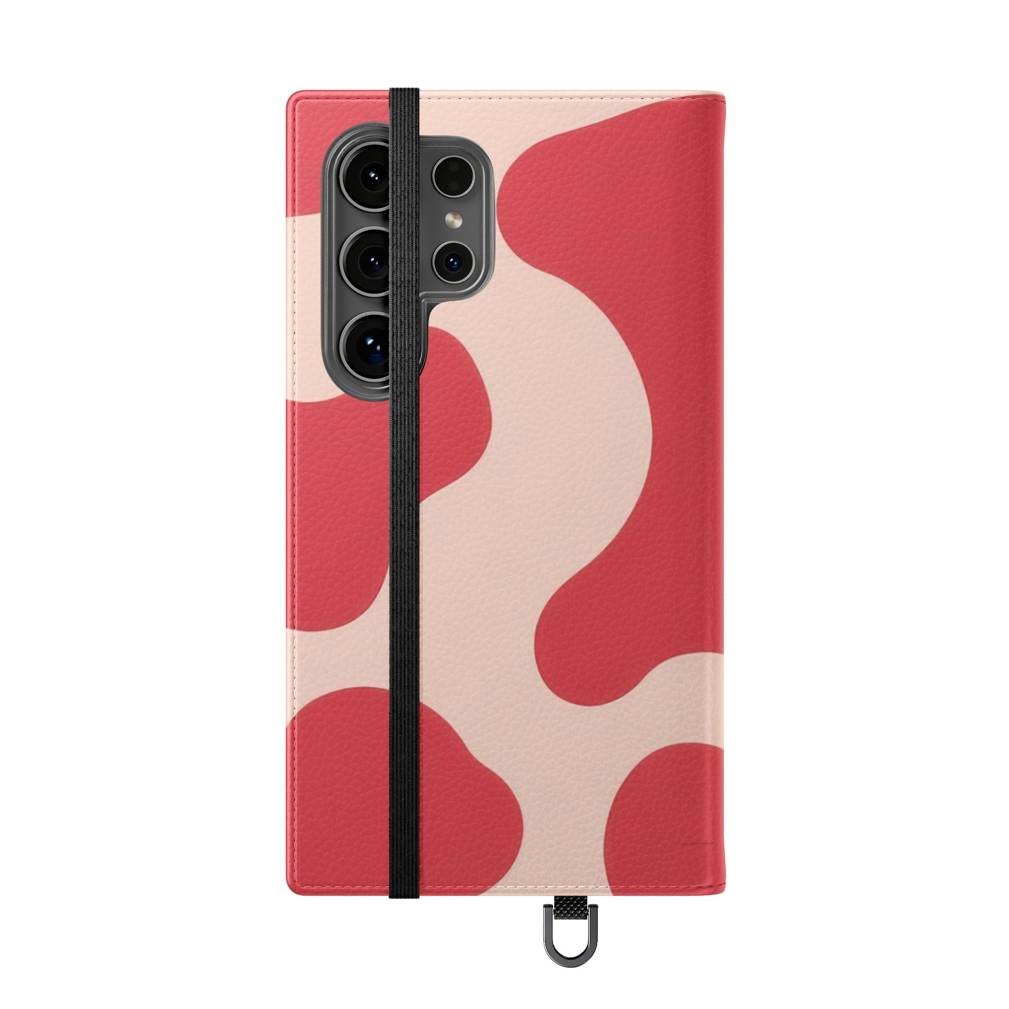 Red Jungle Cow Flip Cases, Artsulli - Art is Long, Life is Short, Phone Case, , , , , , ,