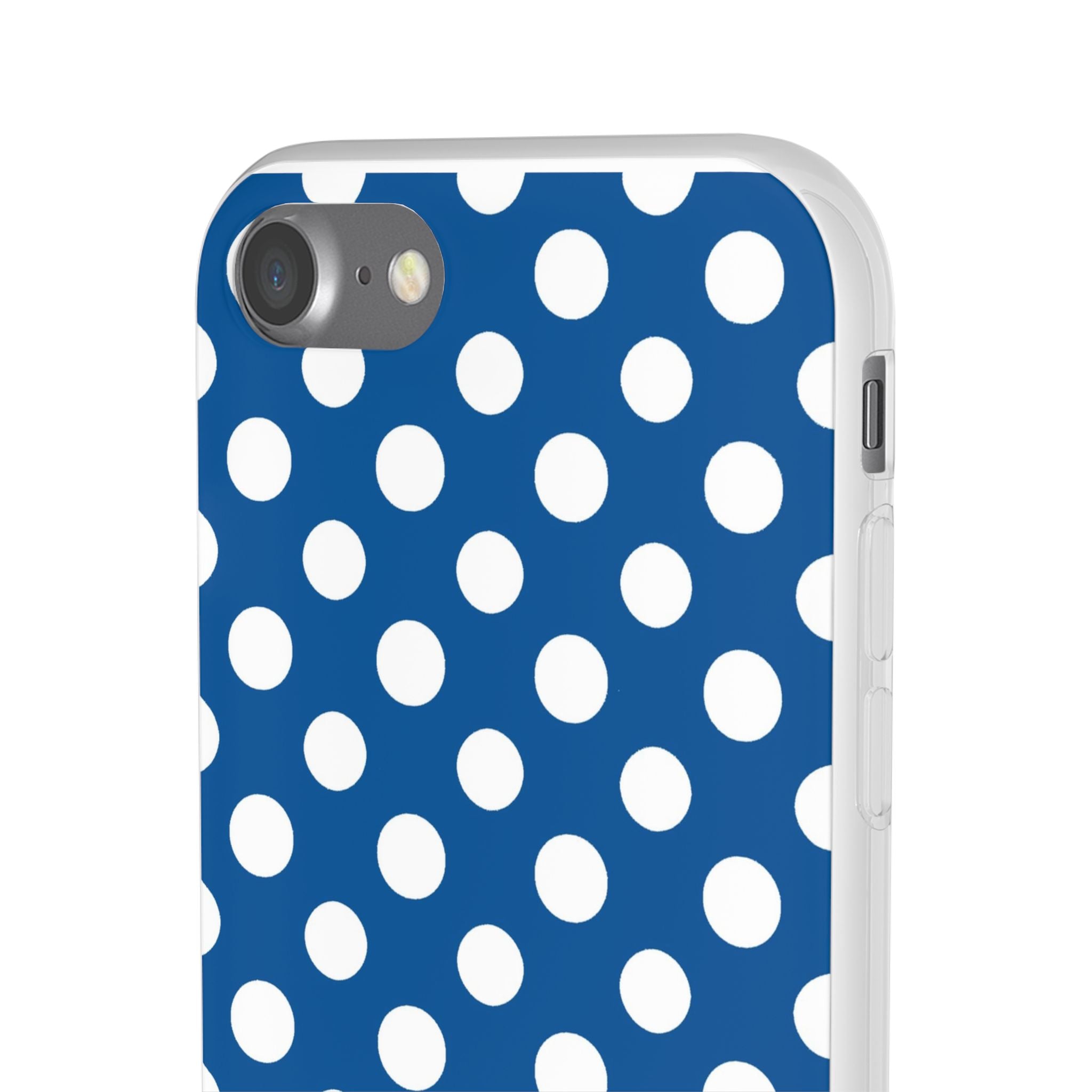 Blue and White Polka Dot iPhone Case, Artsulli - Art is Long, Life is Short, Phone Case, , , , , , ,