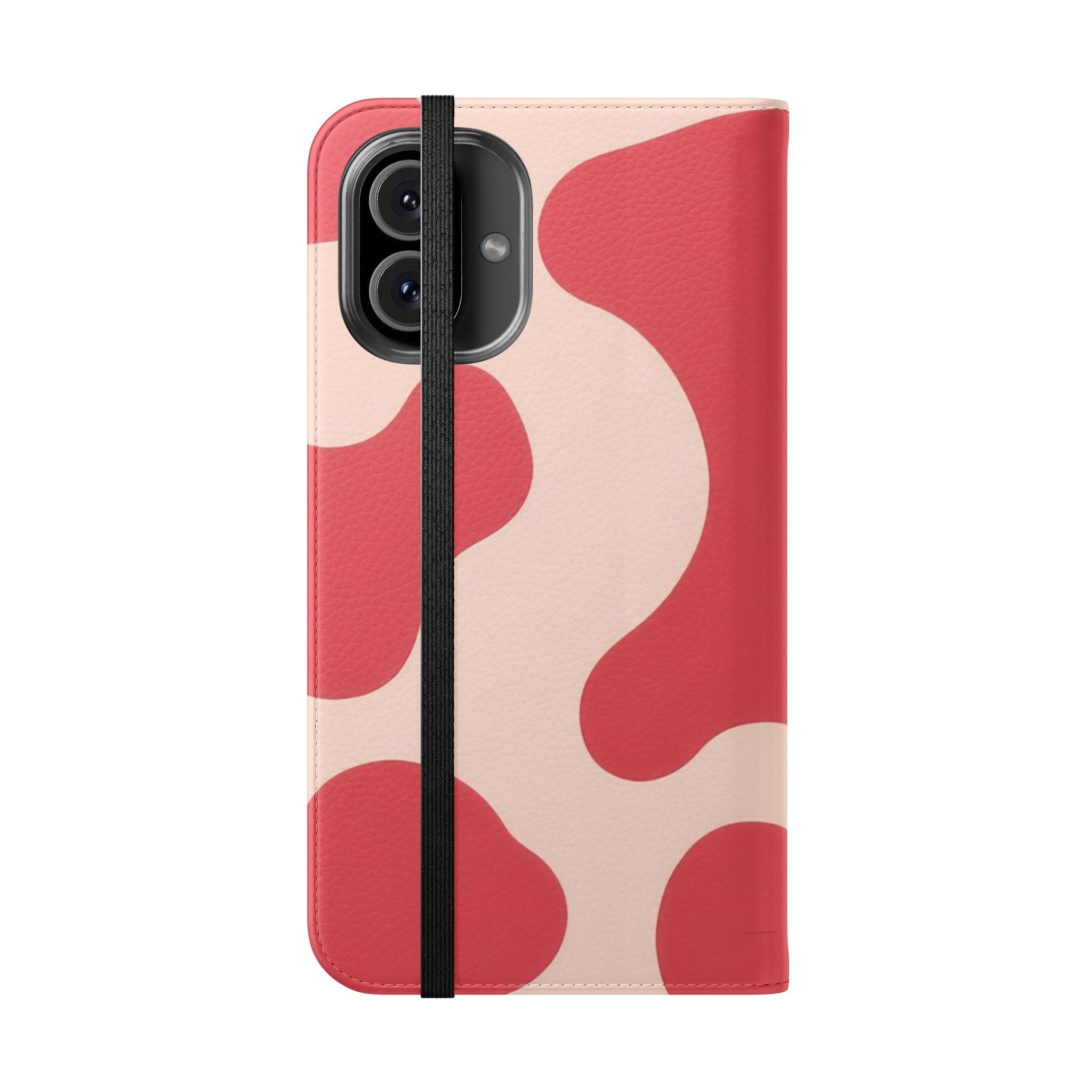 Red Jungle Cow Flip Cases, Artsulli - Art is Long, Life is Short, Phone Case, , , , , , ,