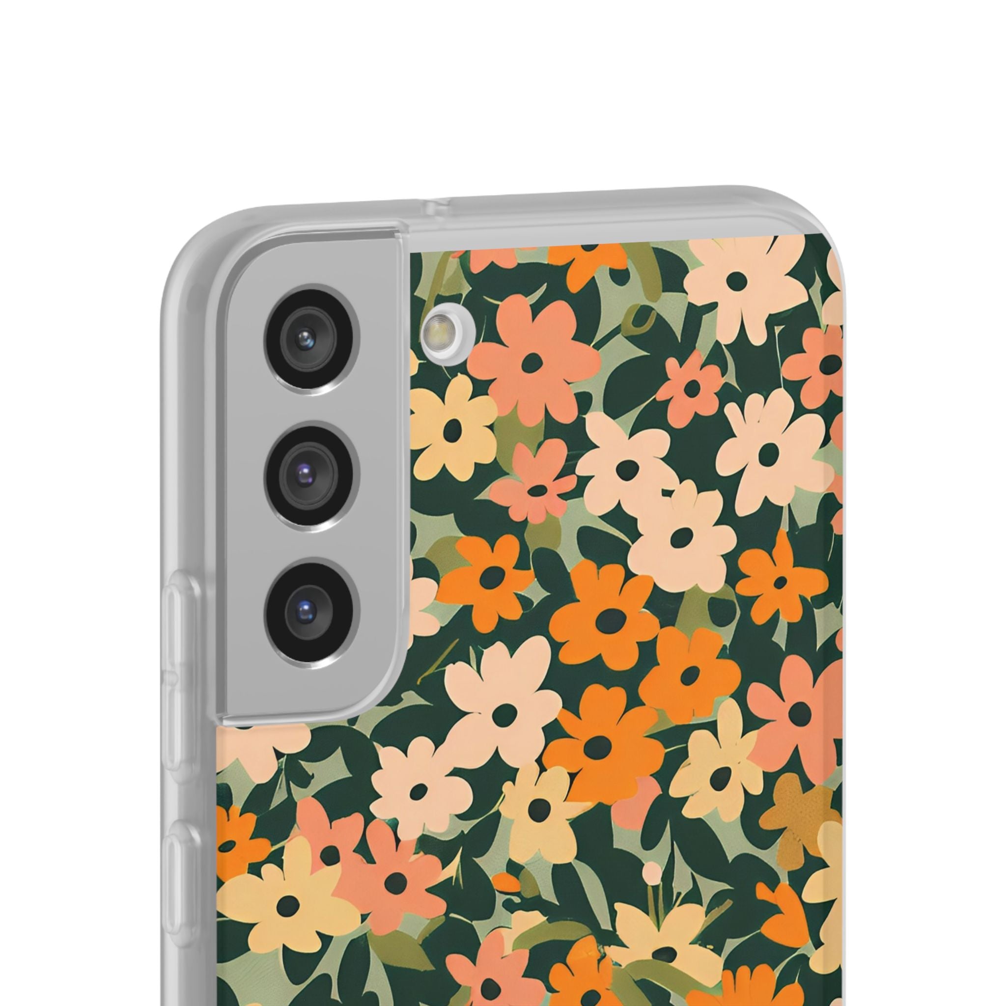 Vibrant Floral Clear Phone Case, Artsulli - Art is Long, Life is Short, Phone Case, , , , , , ,