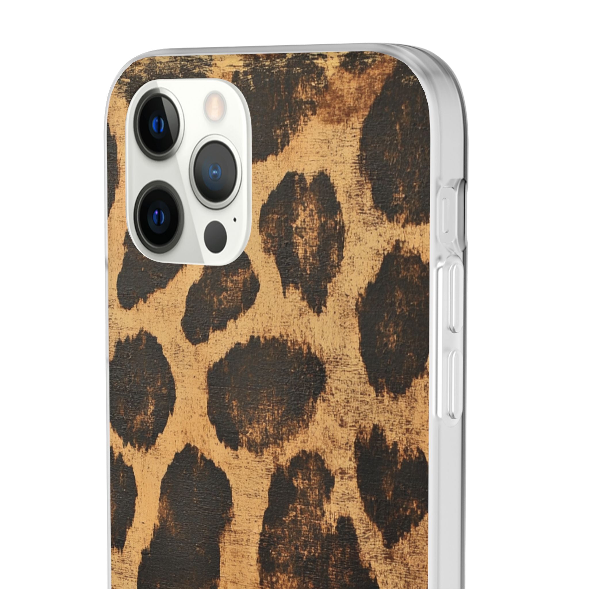 Brown Leopard Print iPhone Case, Artsulli - Art is Long, Life is Short, Phone Case, , , , , , ,