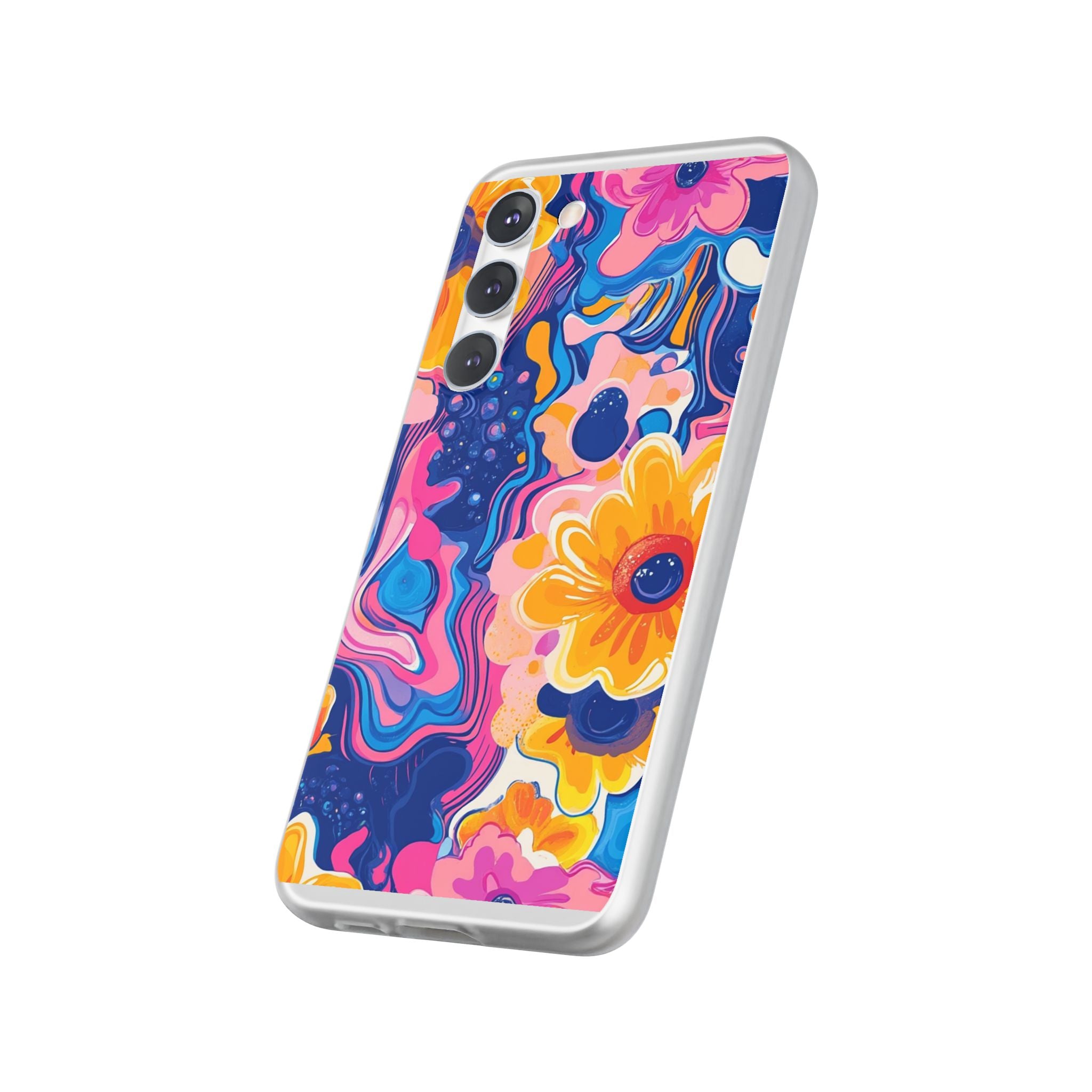 Psychedelic Floral iPhone Case, Artsulli - Art is Long, Life is Short, Phone Case, , , , , , ,
