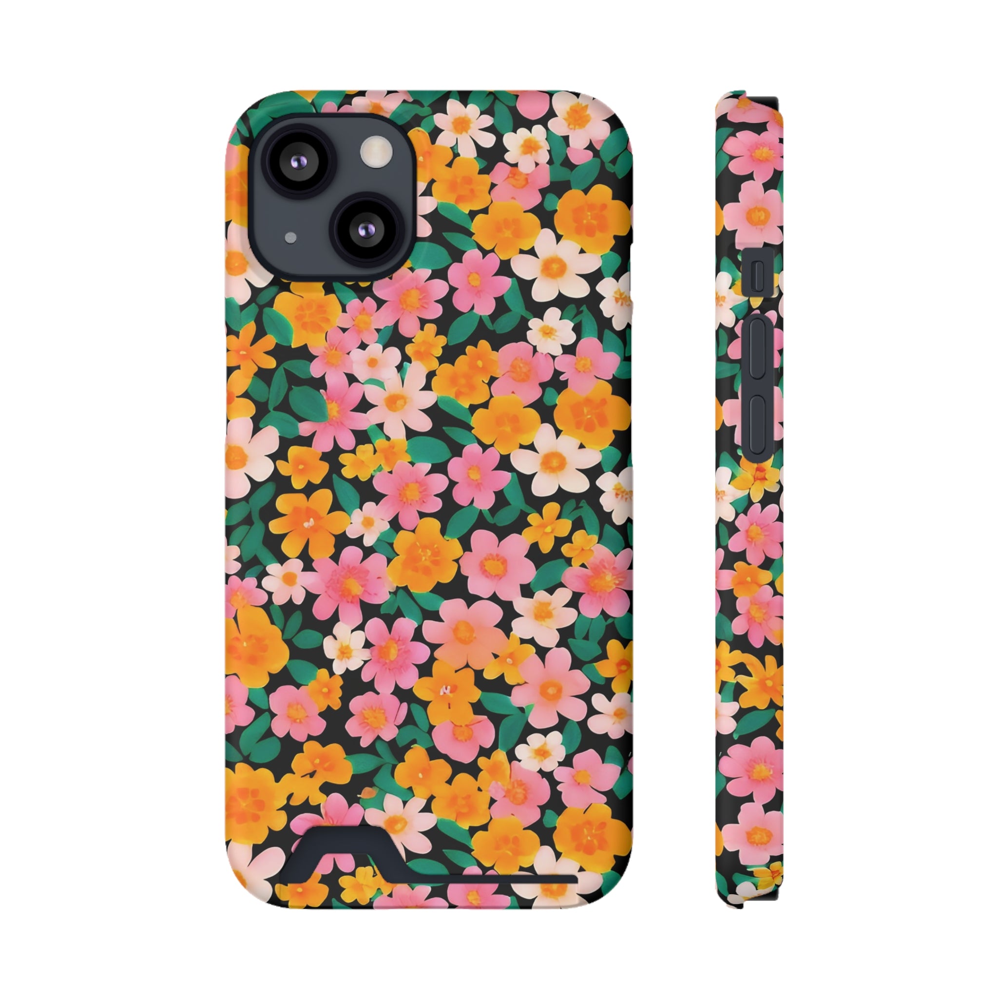 Phone Case With Card Holder, Artsulli - Art is Long, Life is Short, Phone Case, Size, iPhone 13, Surface, Matte, Shape, With gift packaging, 68425904158881419451