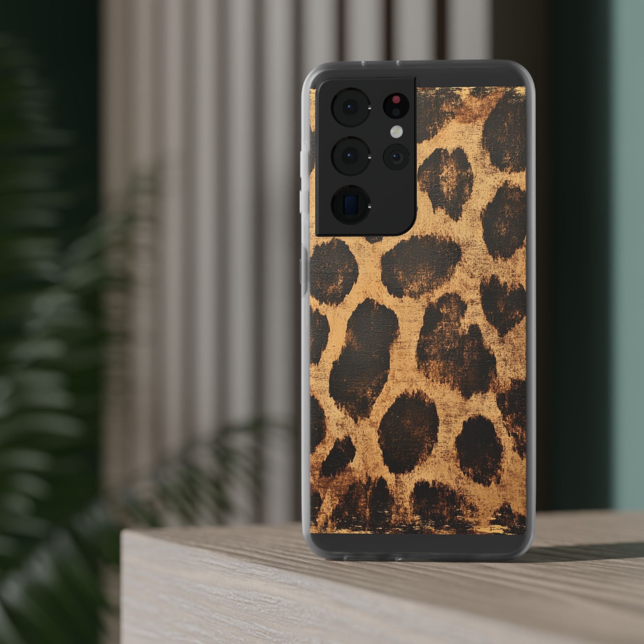 Brown Leopard Print iPhone Case, Artsulli - Art is Long, Life is Short, Phone Case, , , , , , ,