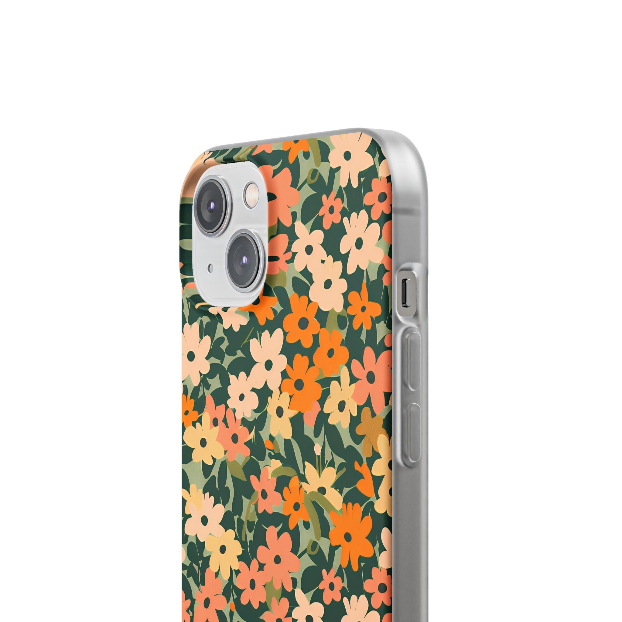 Vibrant Floral Clear Phone Case, Artsulli - Art is Long, Life is Short, Phone Case, , , , , , ,
