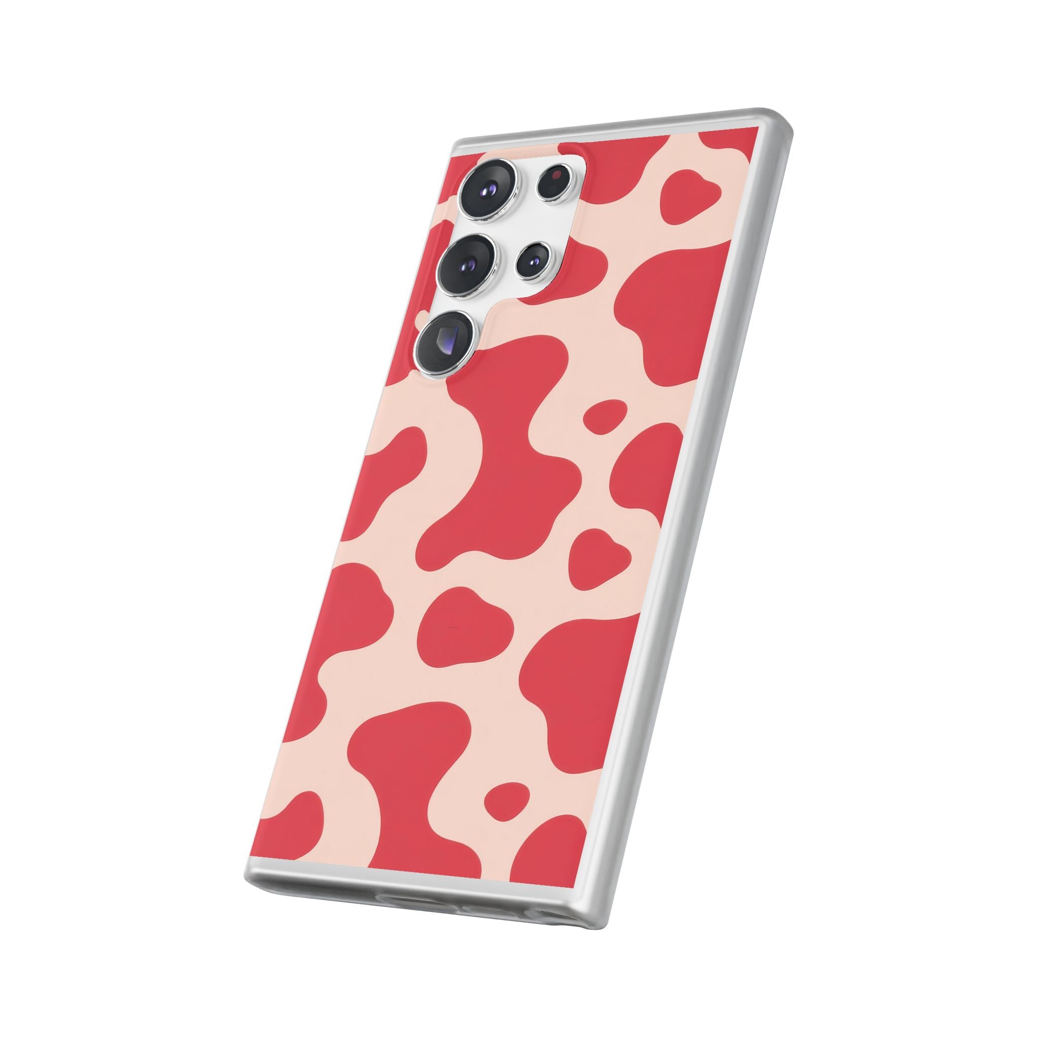 Red Jungle Cow Flexi Cases, Artsulli - Art is Long, Life is Short, Phone Case, , , , , , ,