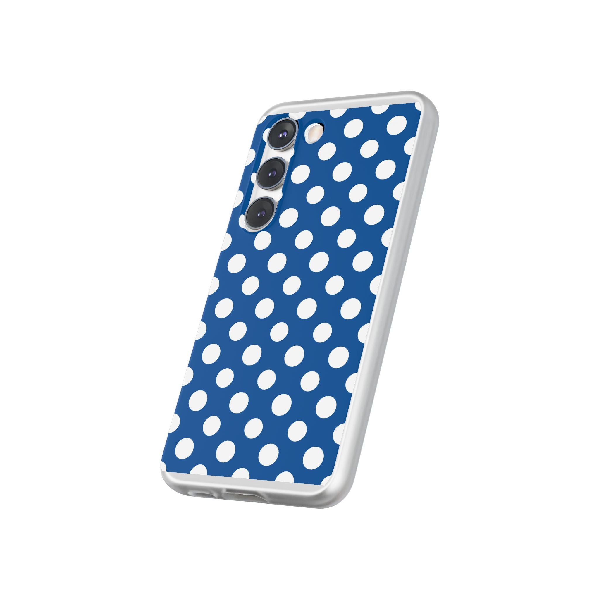 Blue and White Polka Dot iPhone Case, Artsulli - Art is Long, Life is Short, Phone Case, , , , , , ,