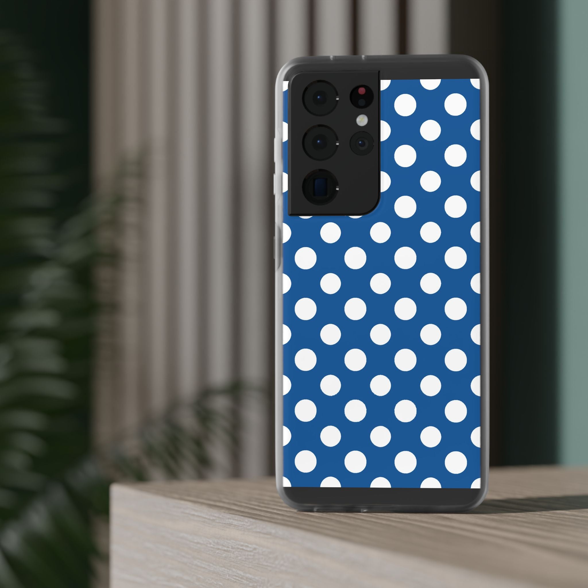 Blue and White Polka Dot iPhone Case, Artsulli - Art is Long, Life is Short, Phone Case, , , , , , ,