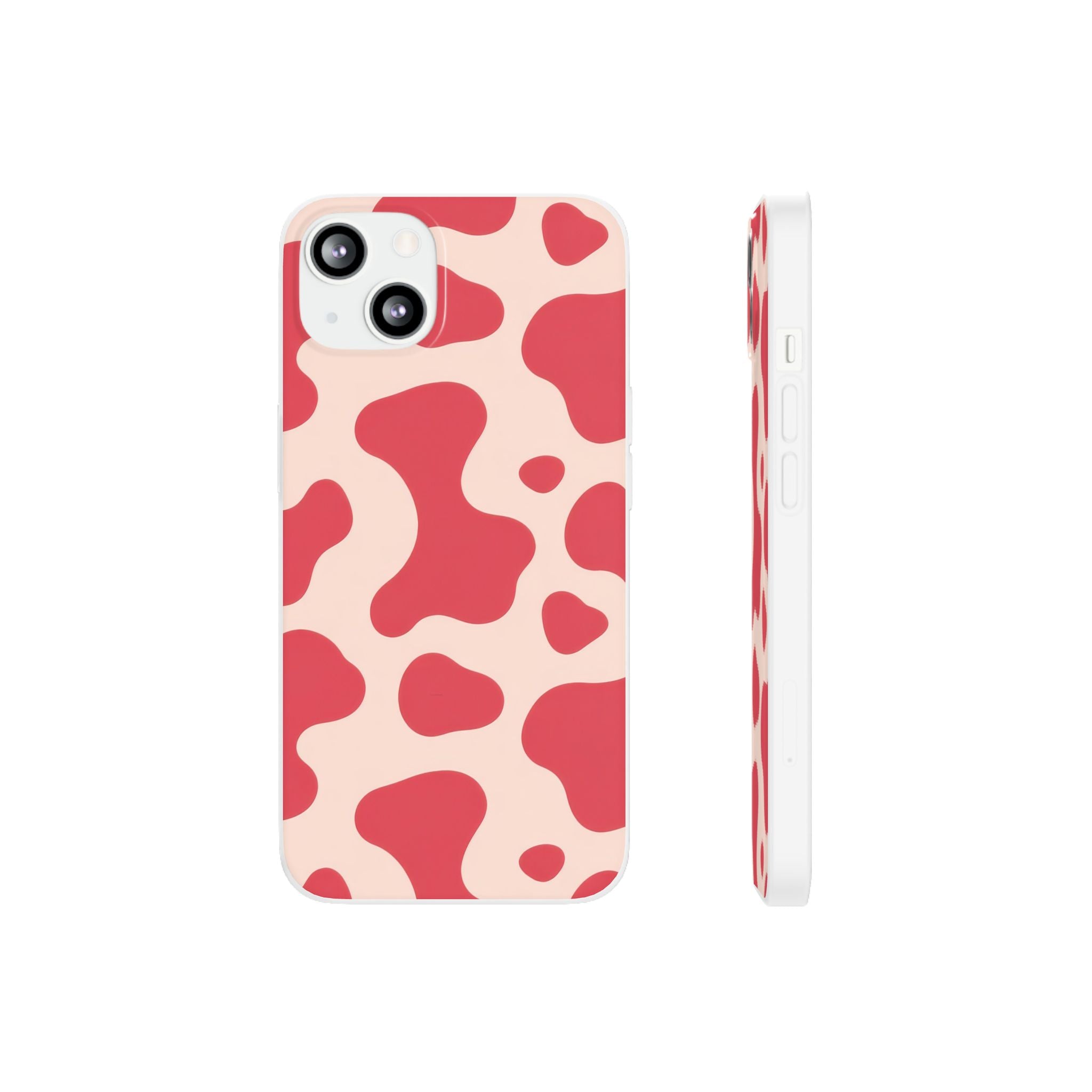 Red Jungle Cow Flexi Cases, Artsulli - Art is Long, Life is Short, Phone Case, Size, iPhone 13, , , , , 23250015794276890120