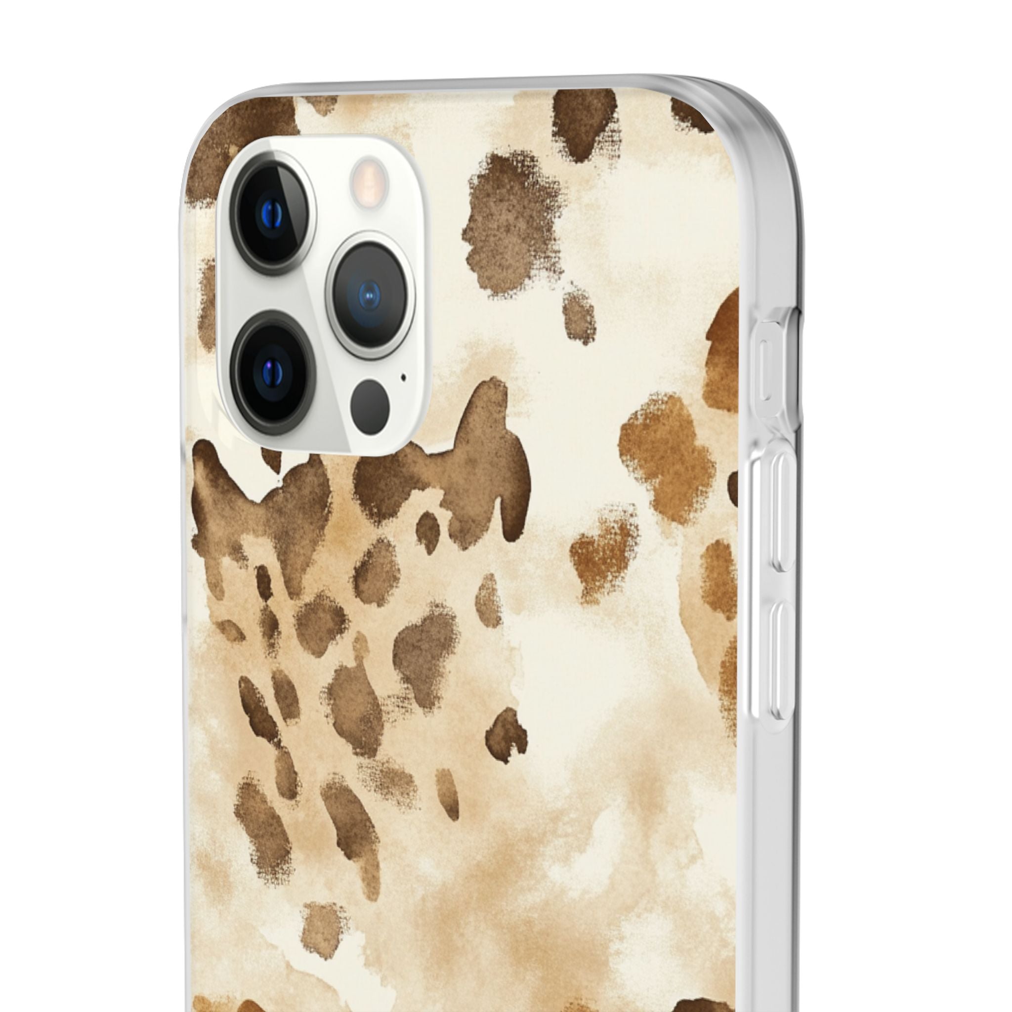 Brown and Beige Watercolor Dalmatian Phone Case, Artsulli - Art is Long, Life is Short, Phone Case, , , , , , ,