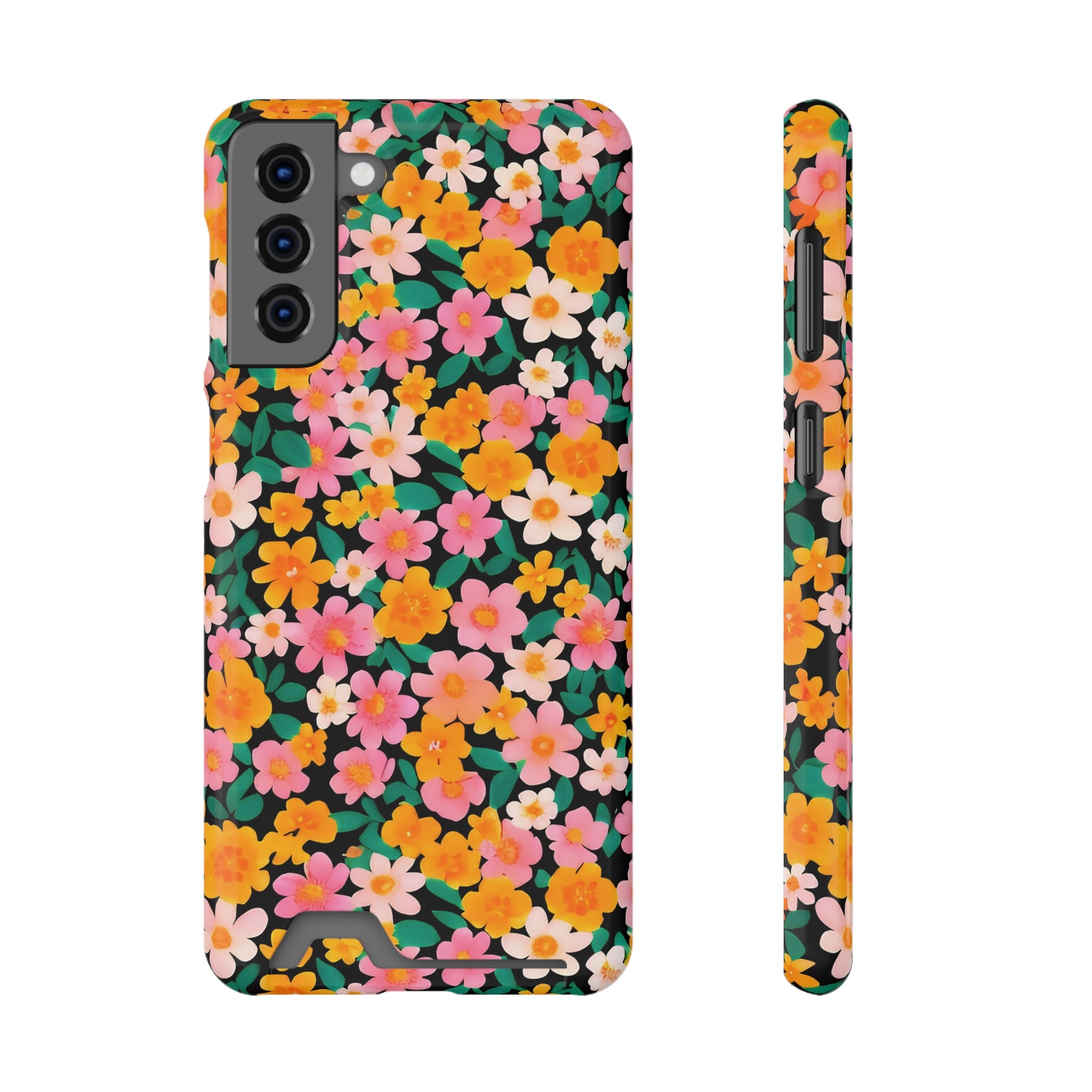 Phone Case With Card Holder, Artsulli - Art is Long, Life is Short, Phone Case, Size, Samsung Galaxy S21 Plus, Surface, Glossy, Shape, Without gift packaging, 22427296631606026806