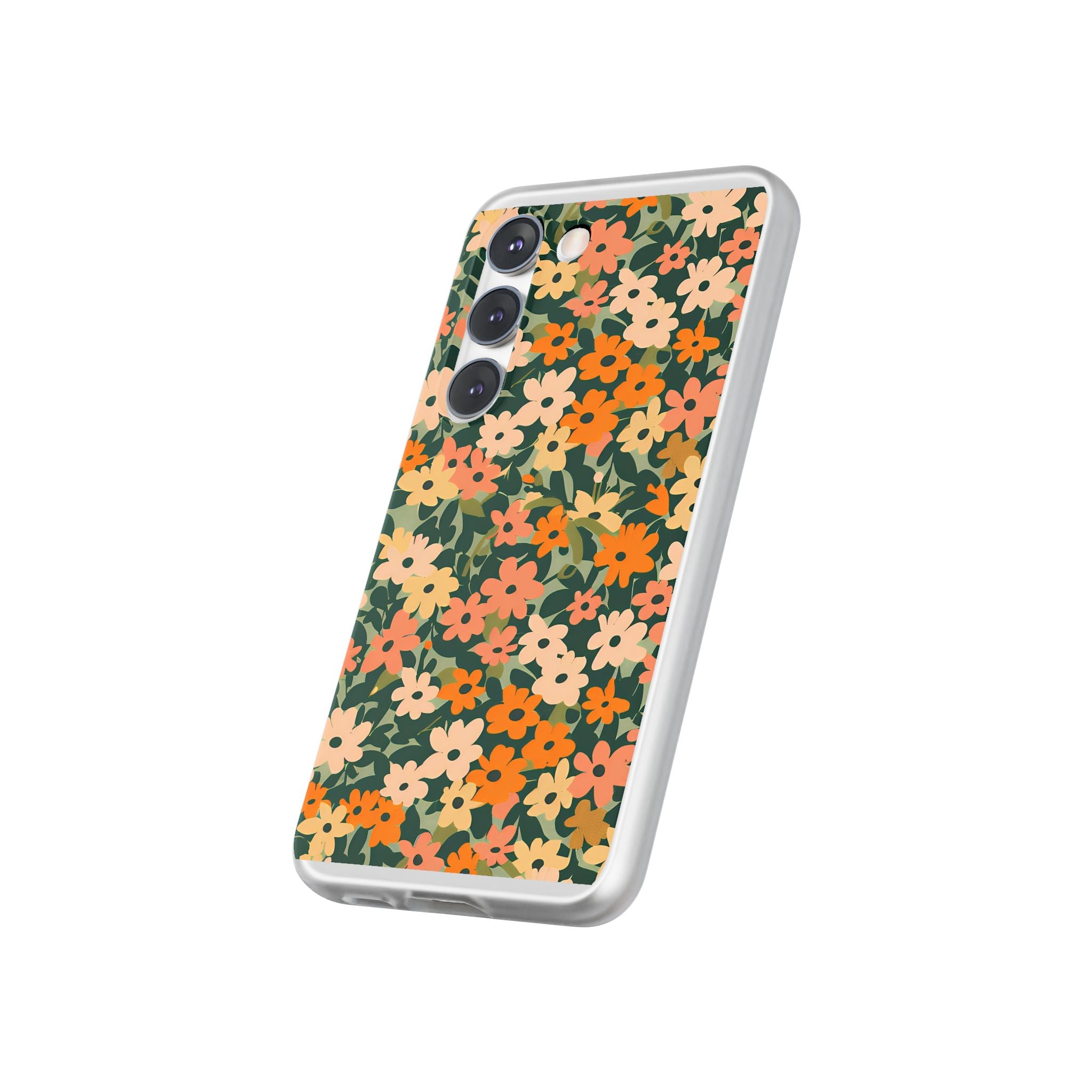 Vibrant Floral Clear Phone Case, Artsulli - Art is Long, Life is Short, Phone Case, , , , , , ,
