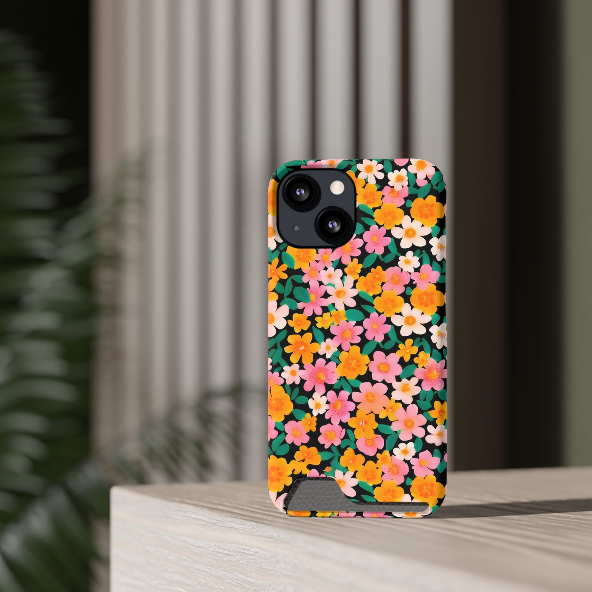 Phone Case With Card Holder, Artsulli - Art is Long, Life is Short, Phone Case, , , , , , ,