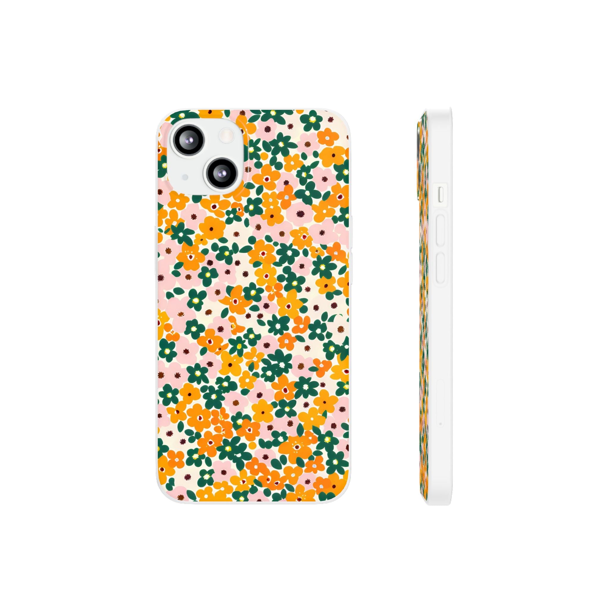 Vibrant Floral Flexi Case, Artsulli - Art is Long, Life is Short, Phone Case, Size, iPhone 13 with gift packaging, , , , , 10367594400406912665